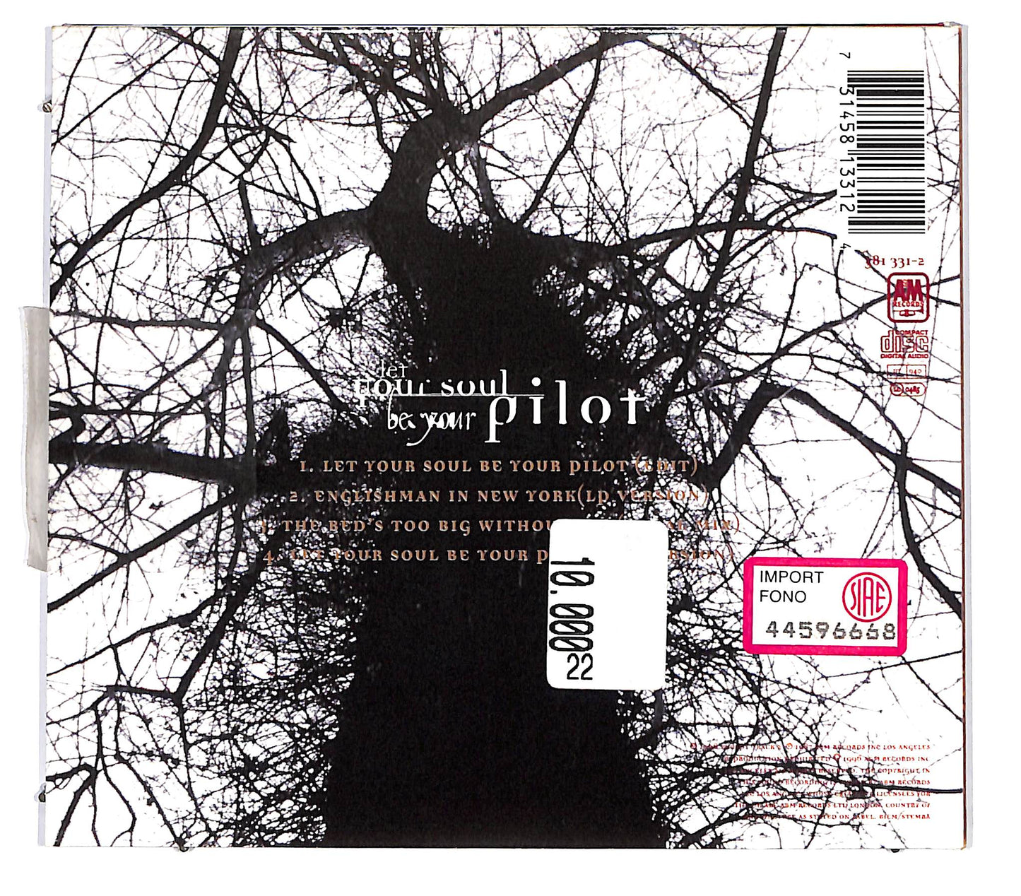 EBOND Sting - Let Your Soul Be Your Pilot DIGIPACK CD CD129422