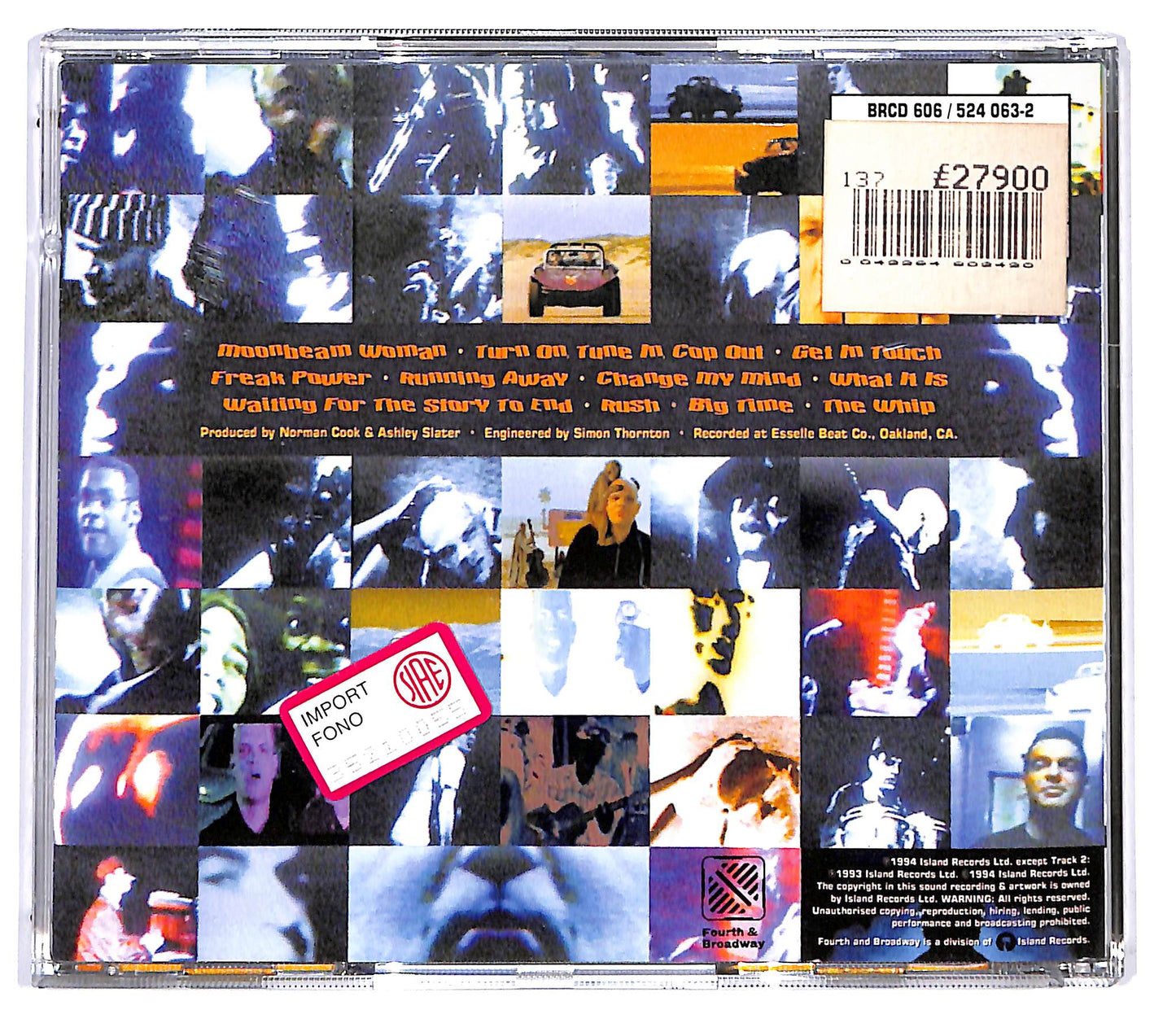 EBOND Freak Power - Drive-Thru Booty SJB CD CD129516