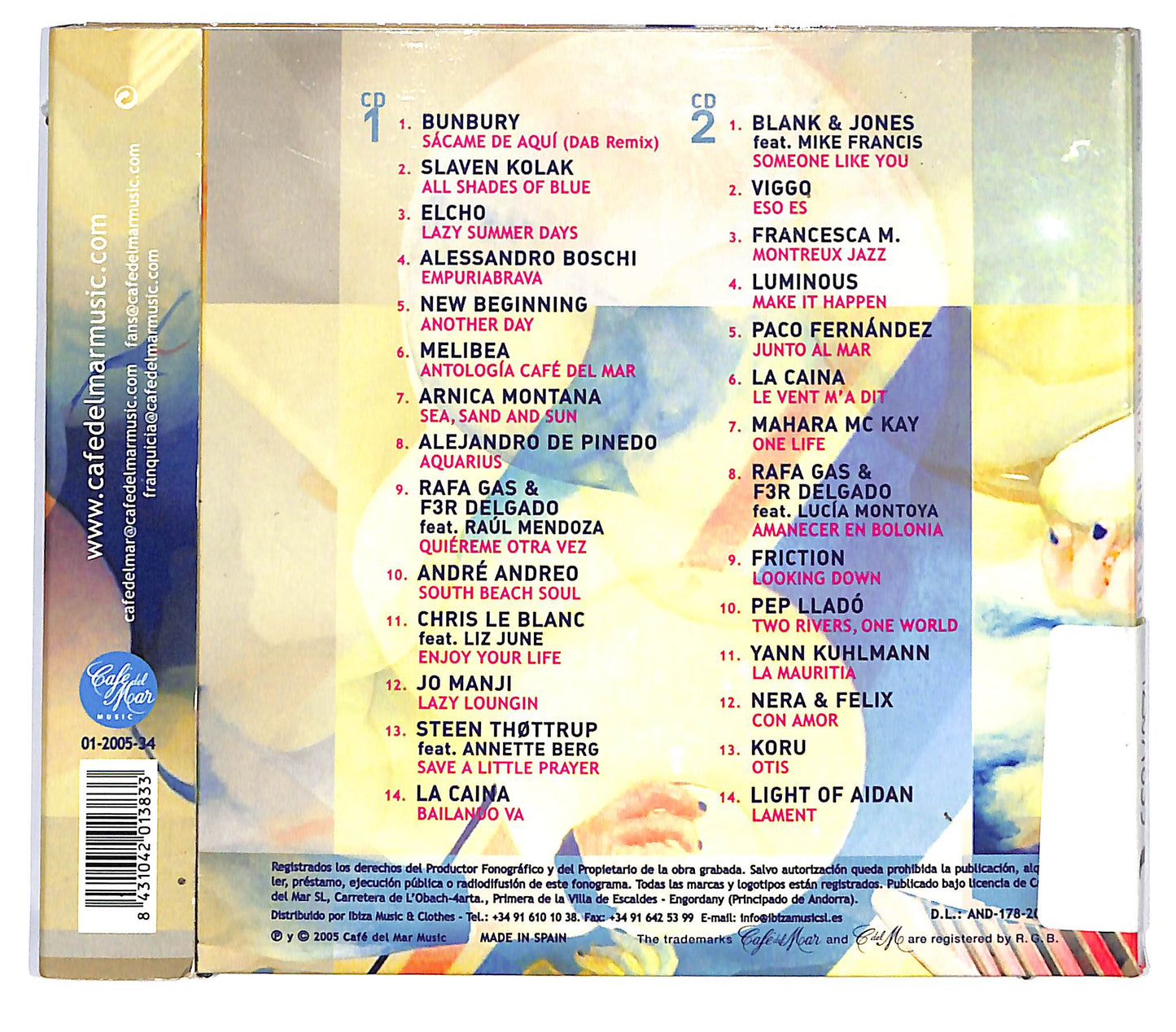 EBOND Various - Cafe Del Mar - Volumen Doce CD CD129536