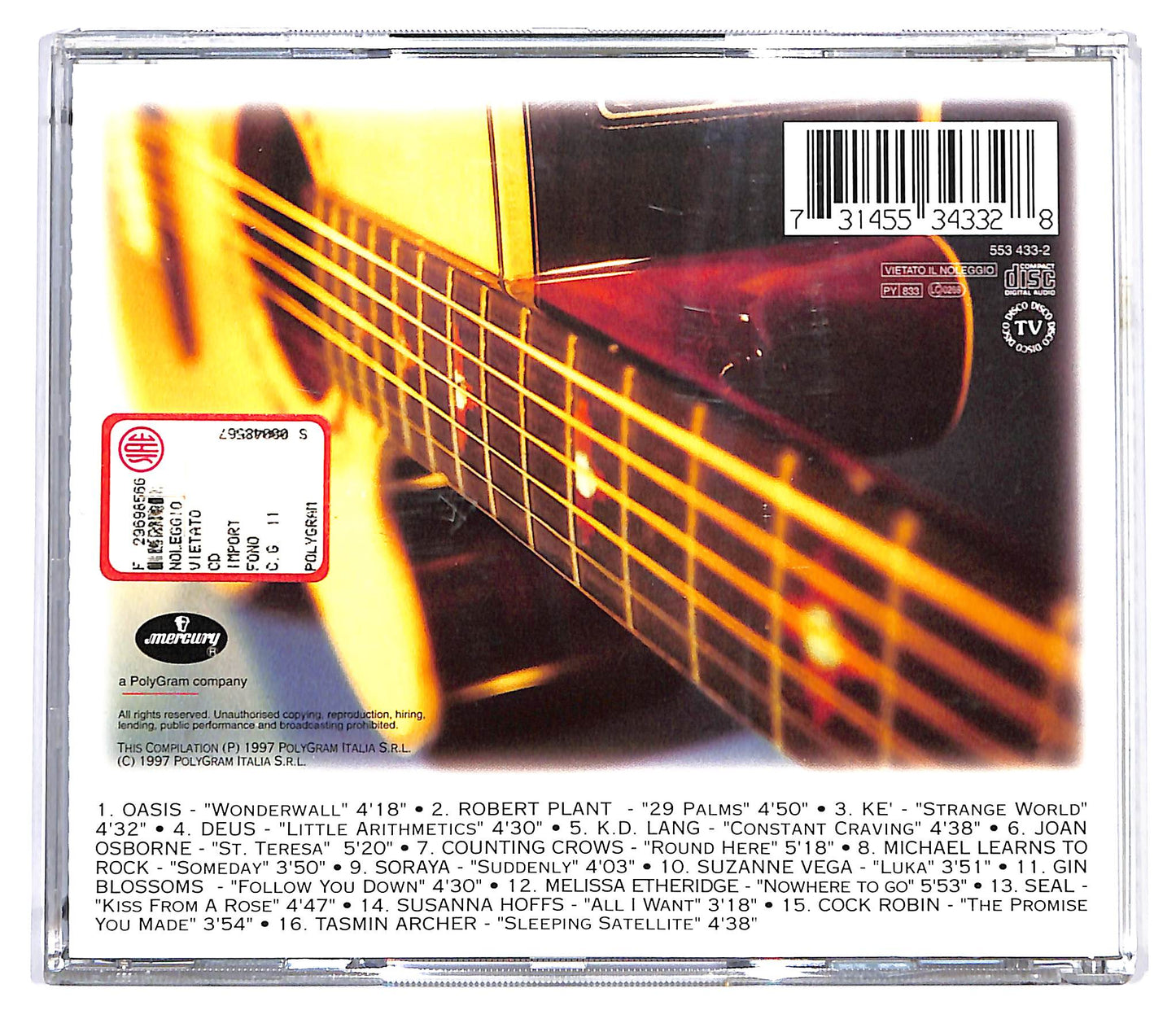 EBOND Various - Acoustic Rock '97 CD CD129656