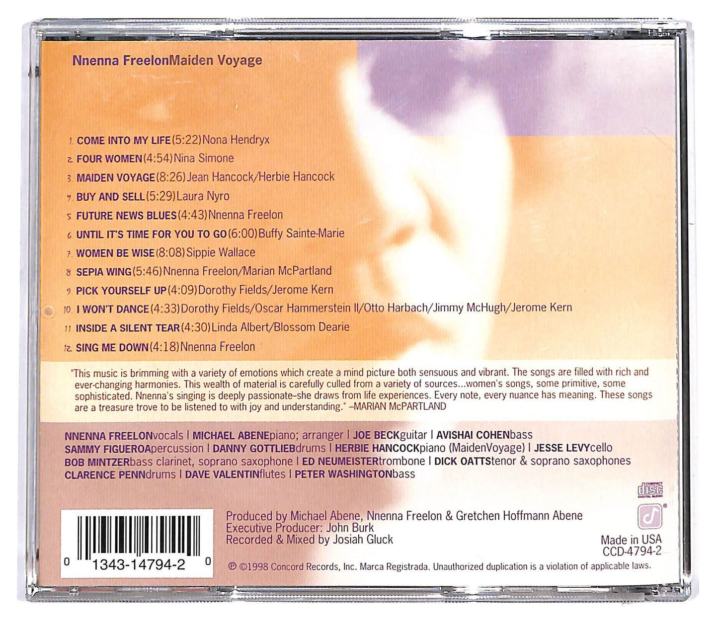 EBOND Nnenna Freelon - Maiden Voyage CD CD129744