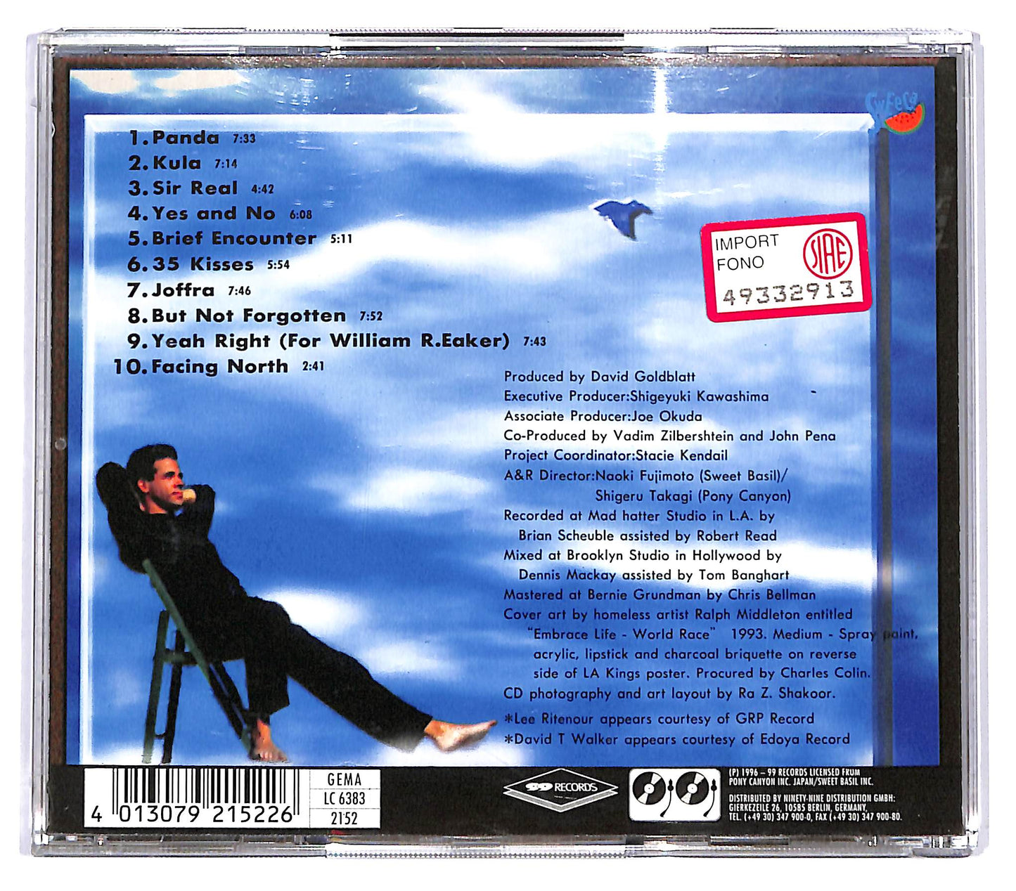 EBOND David Goldblatt - Facing North CD CD129808