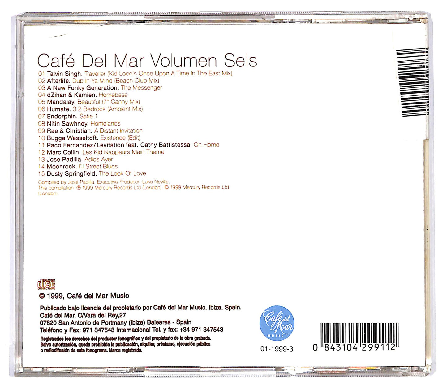 EBOND Various - Cafe Del Mar - Volumen Seis CD CD129949