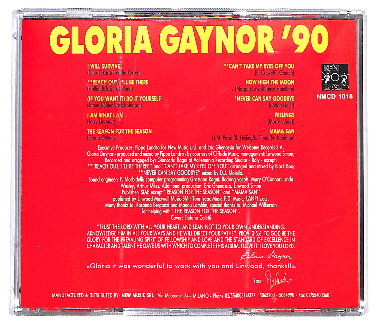 EBOND Gloria Gaynor - Gloria Gaynor '90 CD CD129963