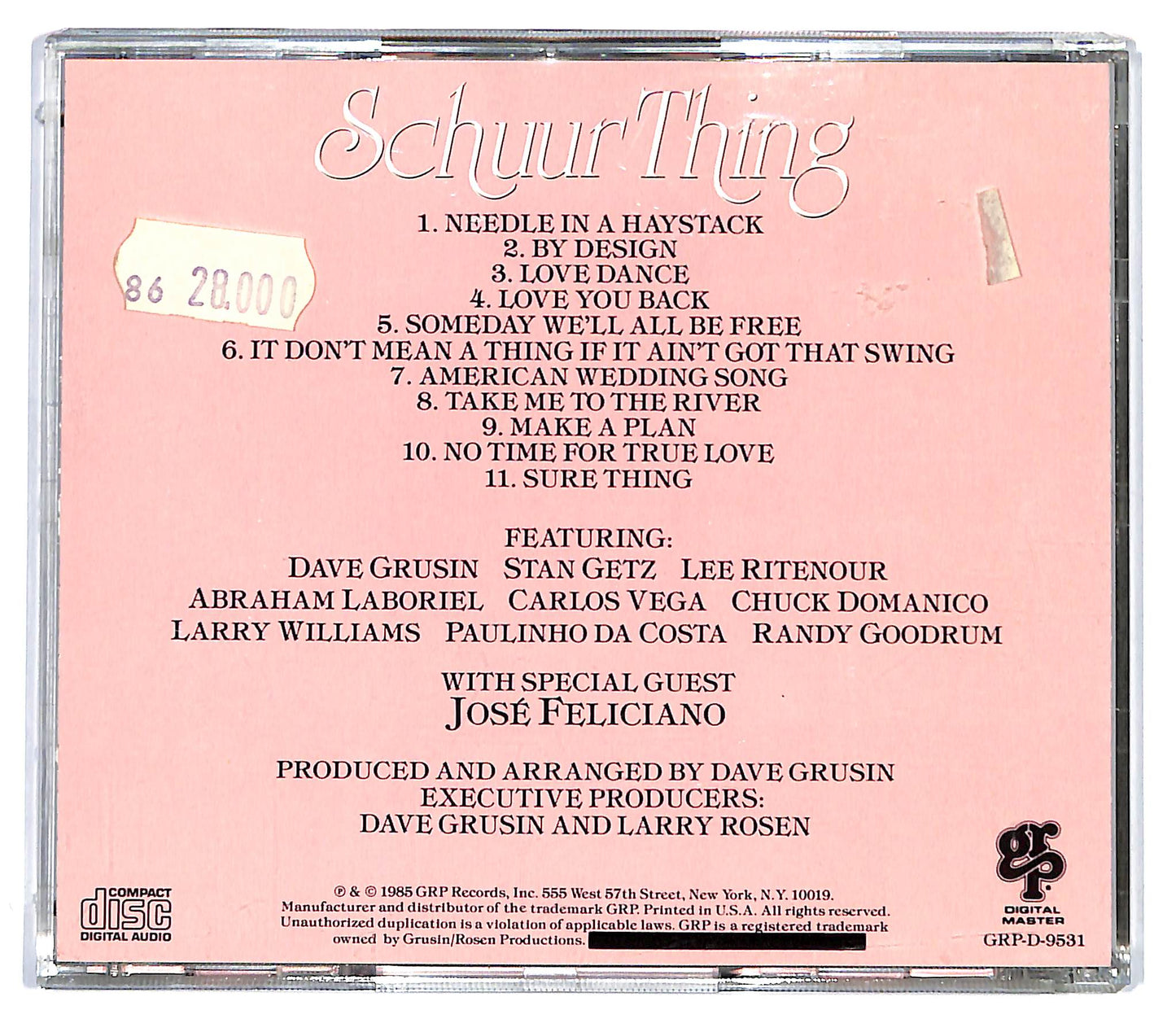 EBOND Diane Schuur - Schuur Thing CD CD130004