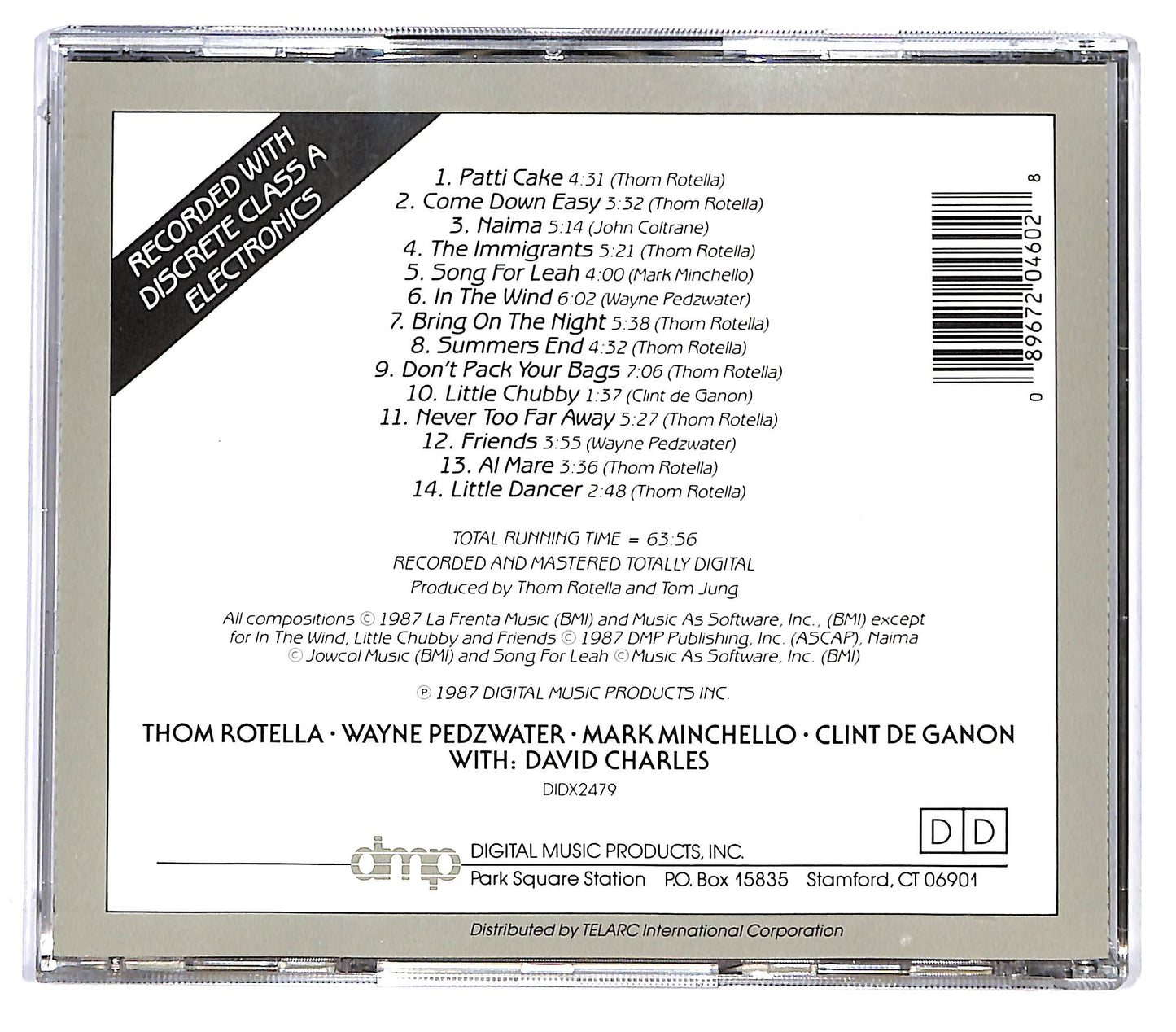 EBOND Thom Rotella Band - Thom Rotella Band CD CD130019