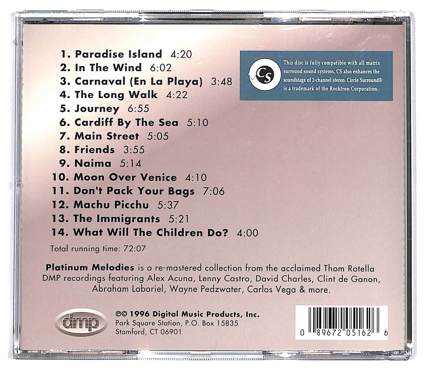 EBOND Thom Rotella - Platinum Melodies CD CD130048