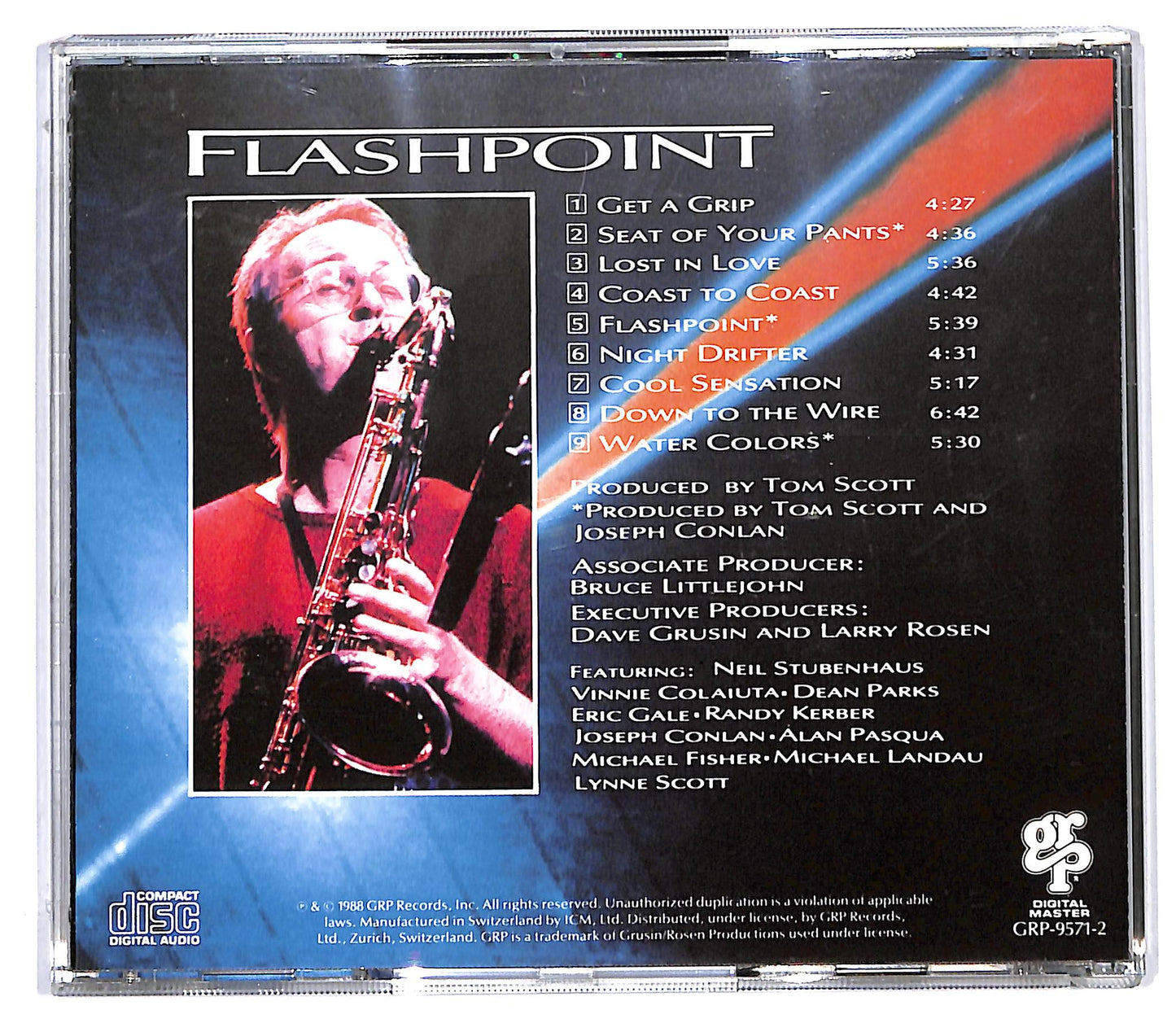 EBOND Tom Scott - Flashpoint CD CD130105