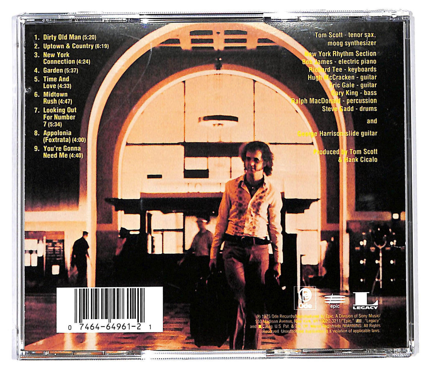 EBOND Tom Scott - New York Connection CD CD130110