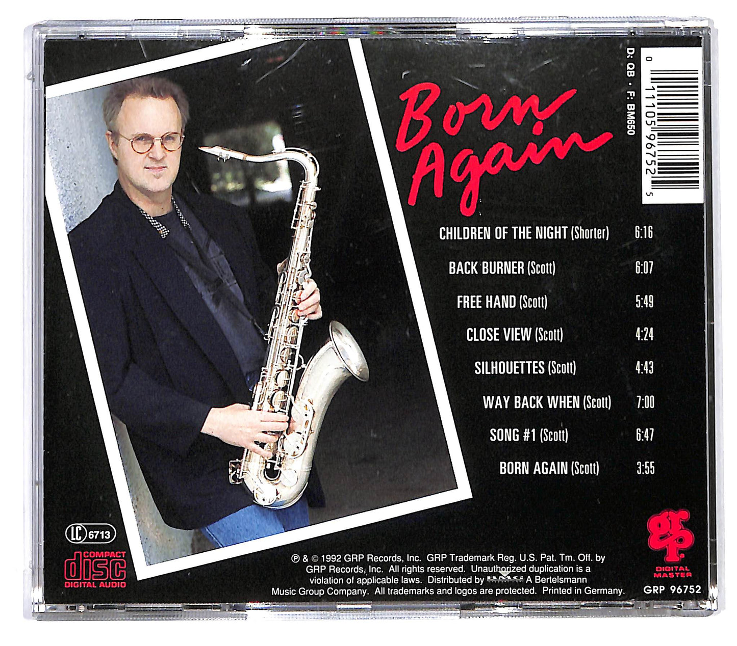EBOND Tom Scott - Born Again CD CD130112