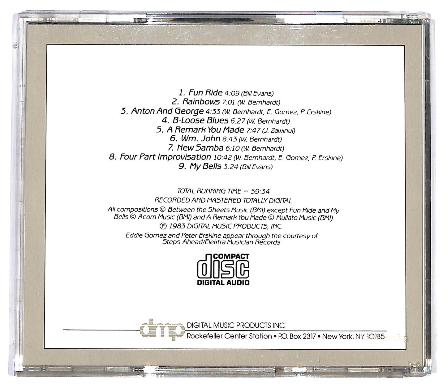 EBOND Warren Bernhardt Trio - Warren Bernhardt Trio CD CD130149