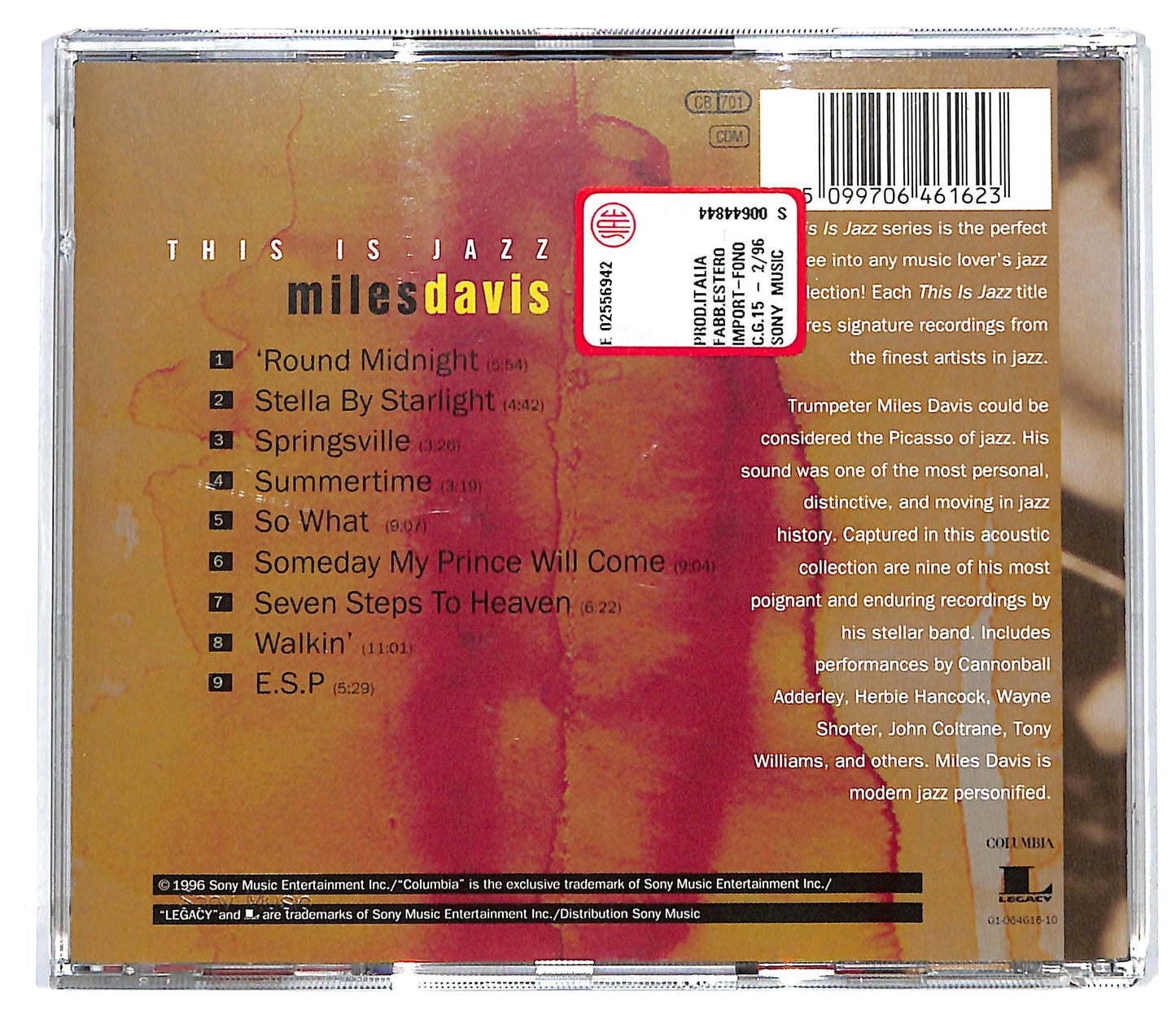 EBOND Miles Davis - This Is Jazz: Miles Davis Acoustic CD CD130162