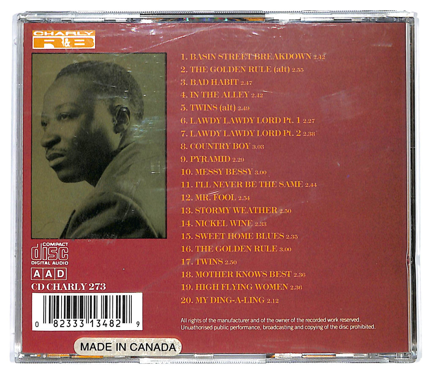 EBOND Dave Bartholomew - In The Alley CD CD130309