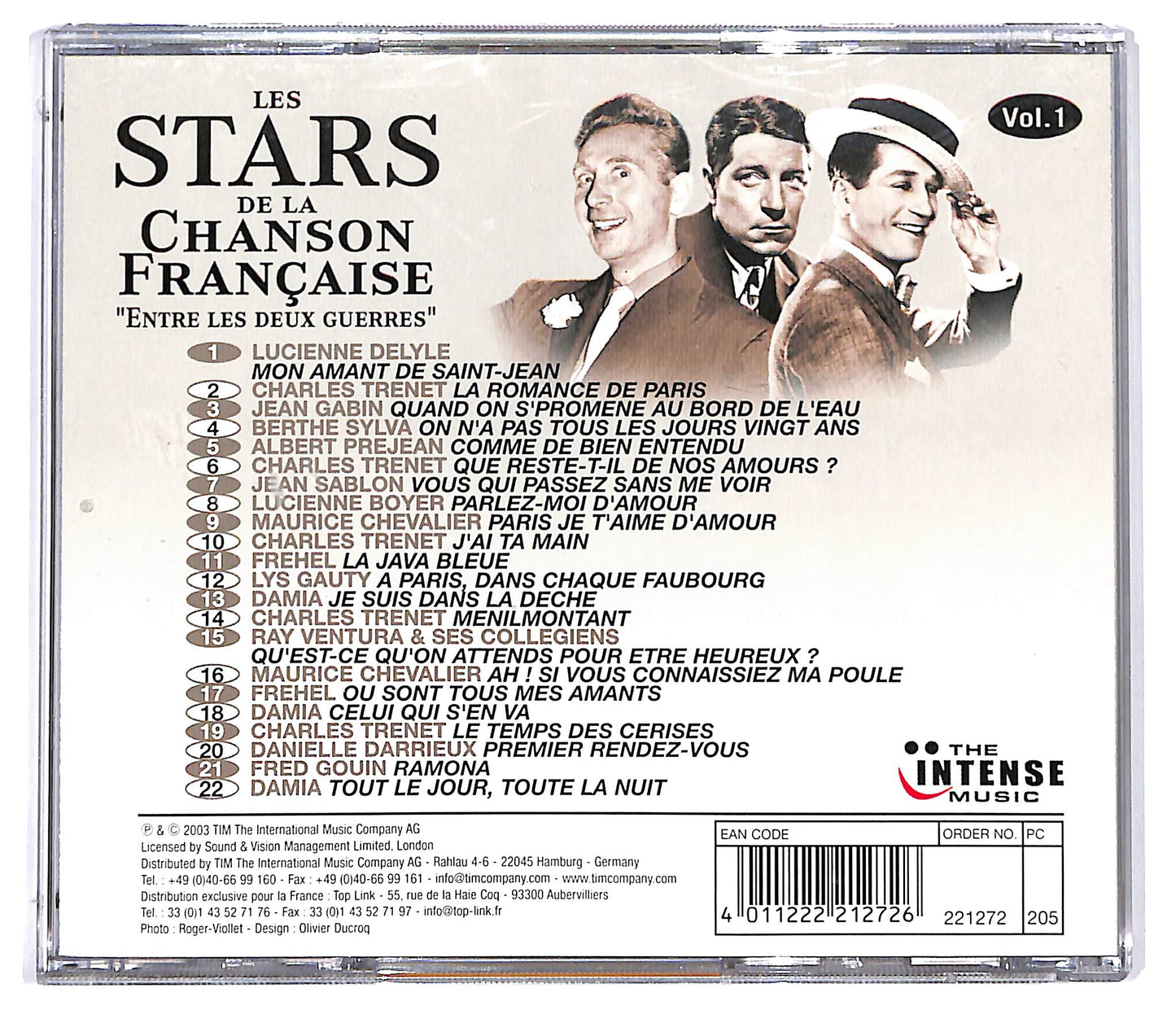 EBOND Les Stars De La Chanson Francaise Vol. 1 CD CD130312