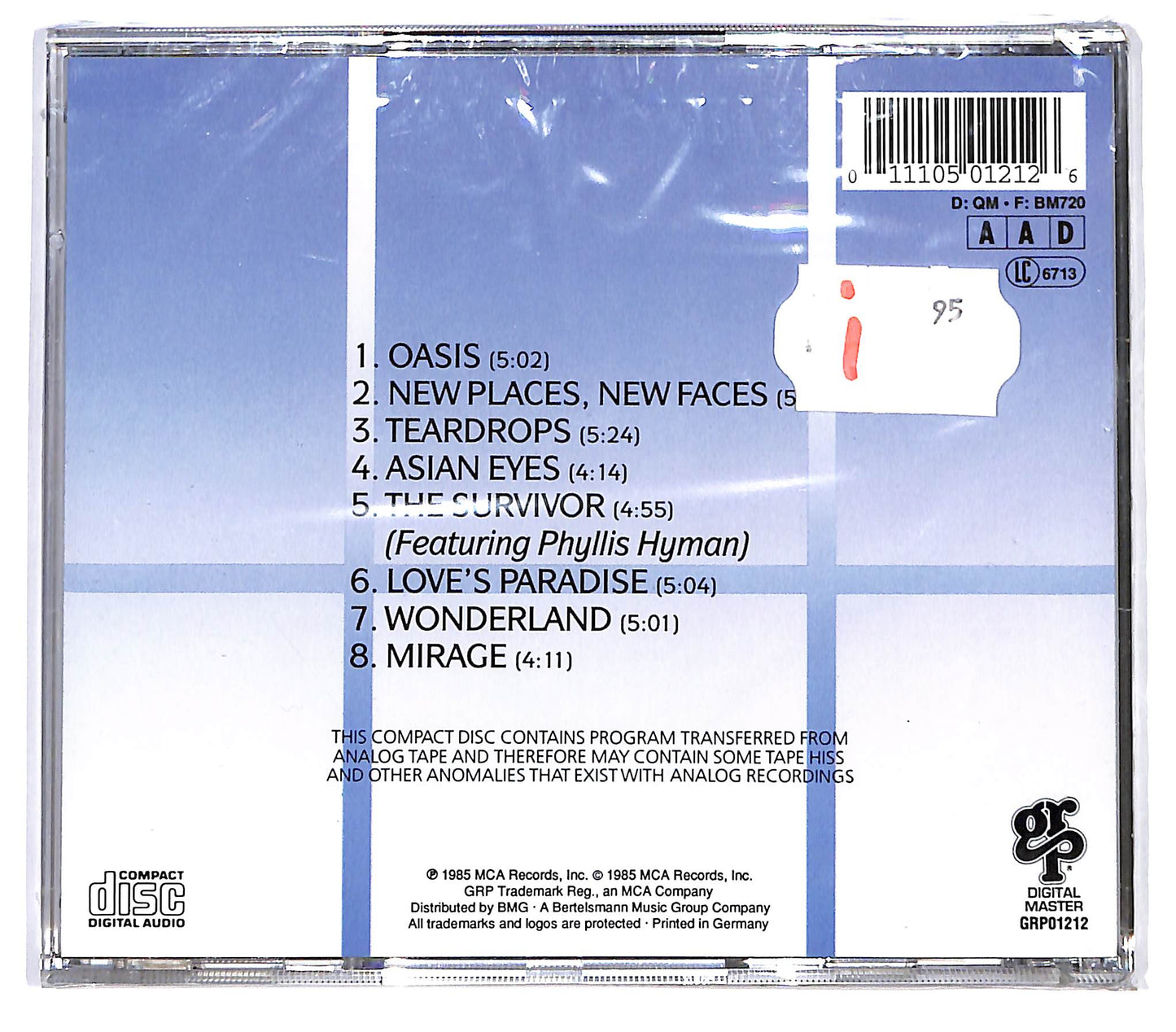 EBOND Joe Sample - Oasis CD CD130457