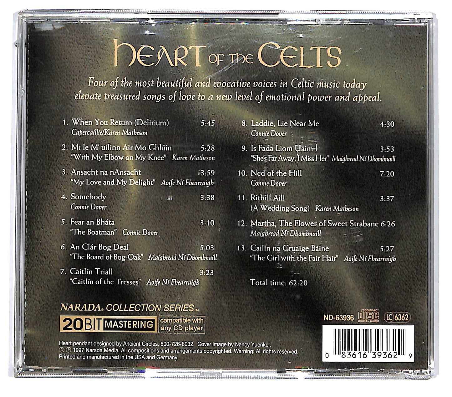 EBOND Various - Heart Of The Celts - Songs Of Love CD CD130510