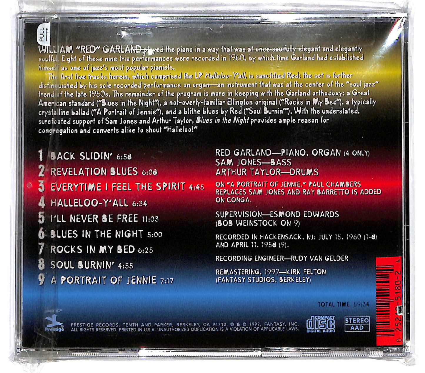 EBOND Red Garland - Blues In The Night CD CD130544