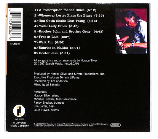 EBOND Horace Silver - A Prescription For The Blues CD CD130640