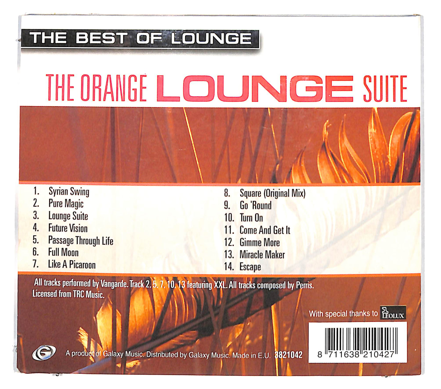 EBOND Various - The Orange Lounge Suite DIGIPACK CD CD130647