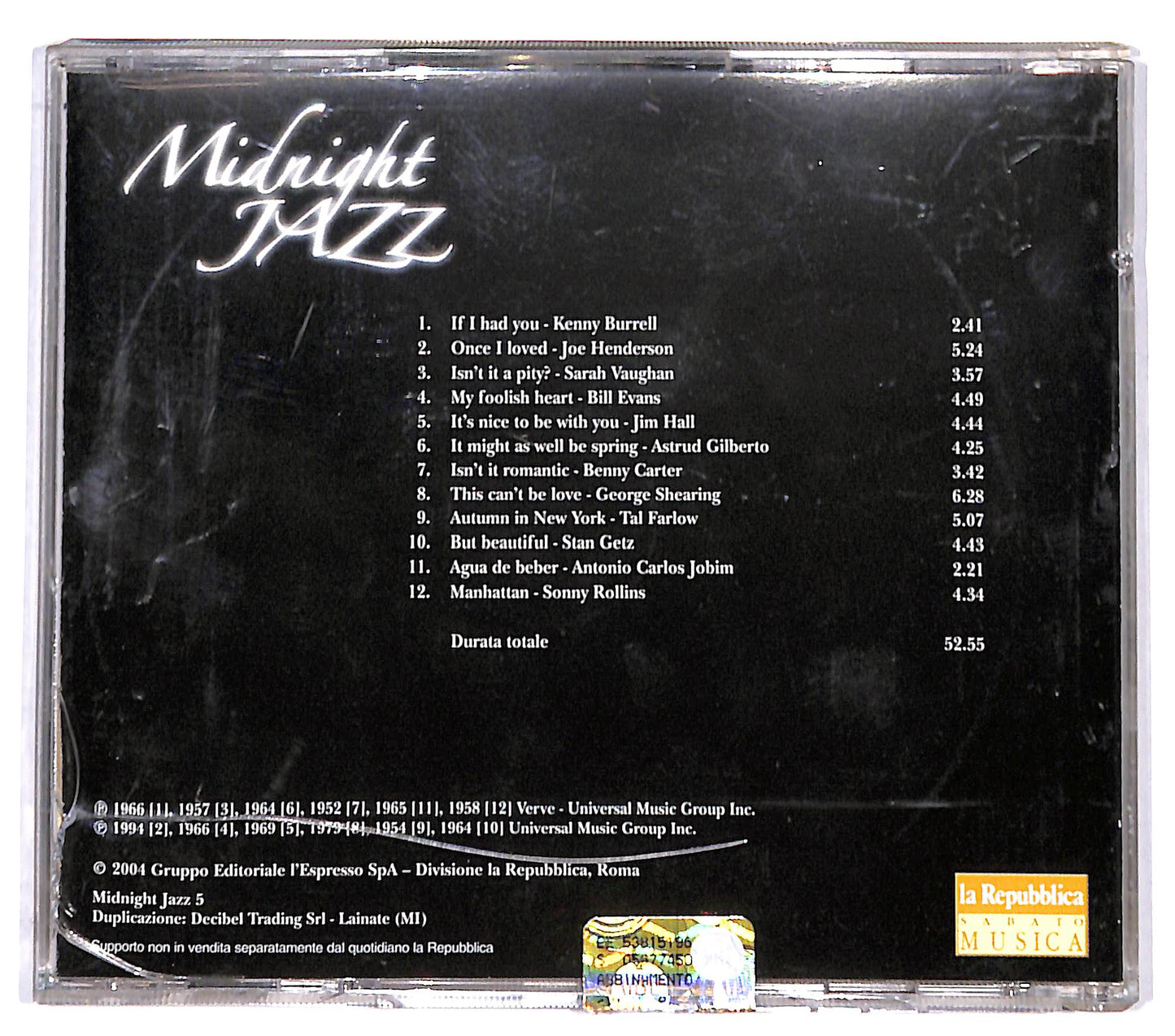EBOND Various - Midnight Jazz - 5 CD CD130662