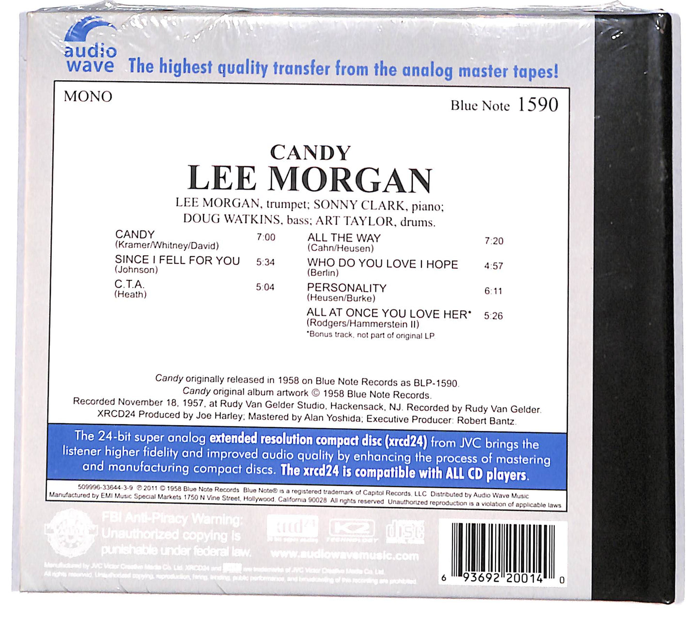 EBOND Lee Morgan - Candy DIGIPACK CD CD130733