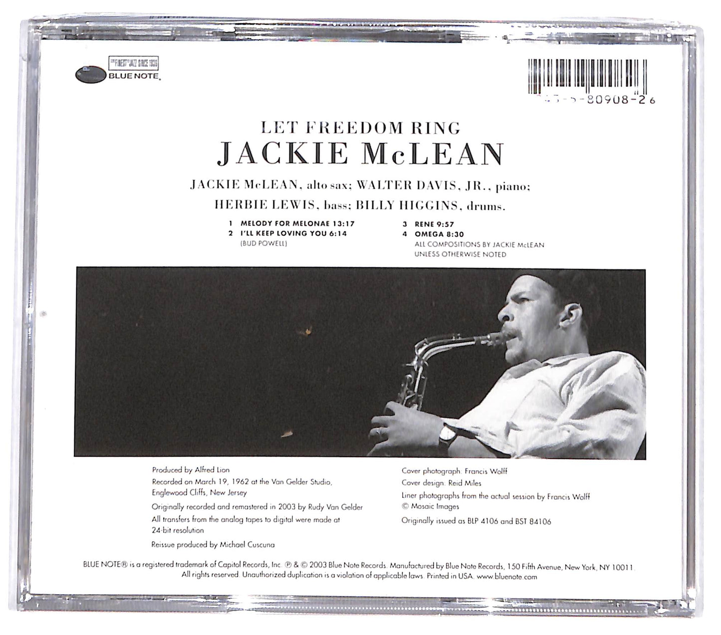 EBOND Jackie McLean - Let Freedom Ring CD CD130766