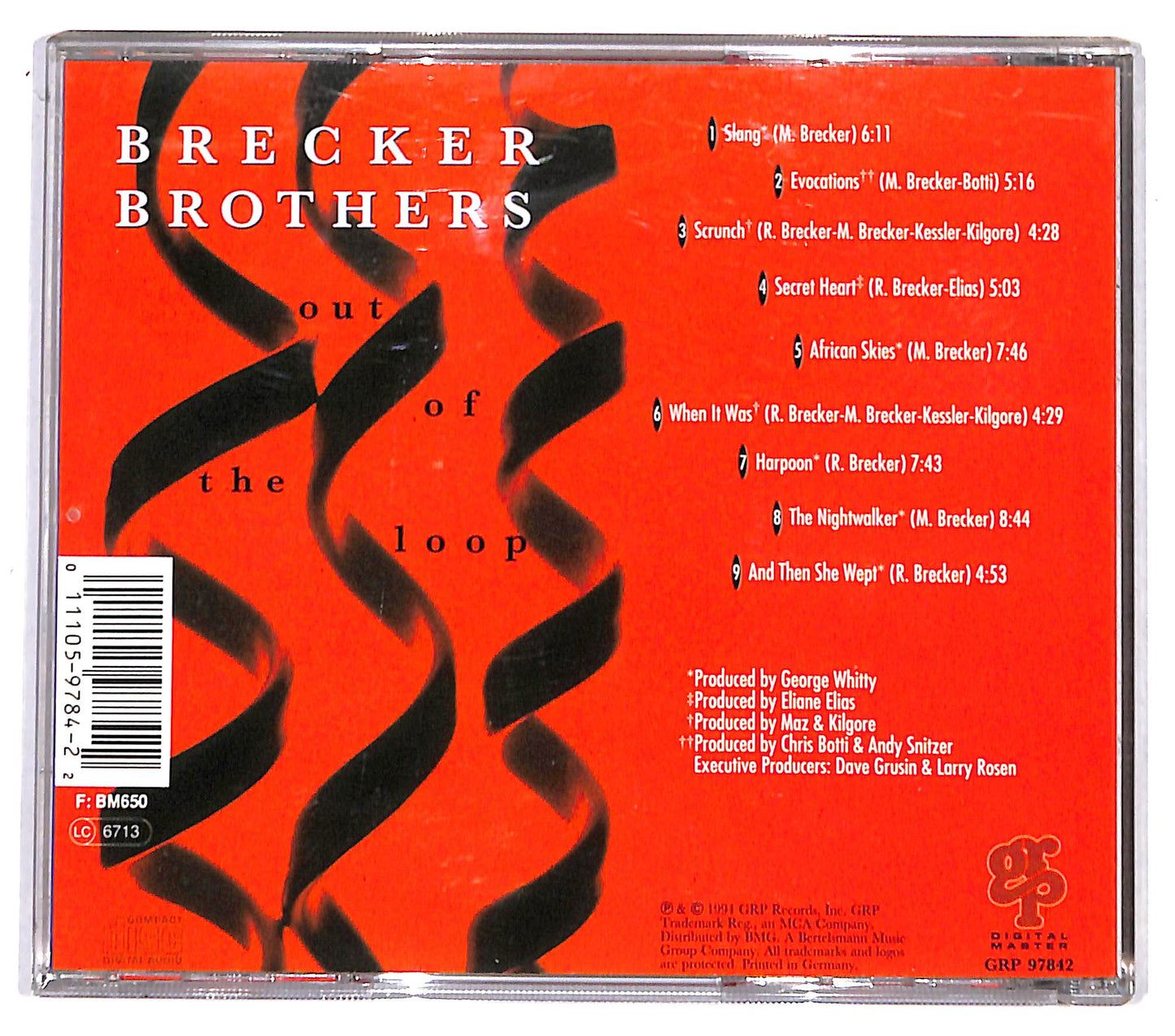 EBOND Brecker Brothers - Out Of The Loop CD CD130850