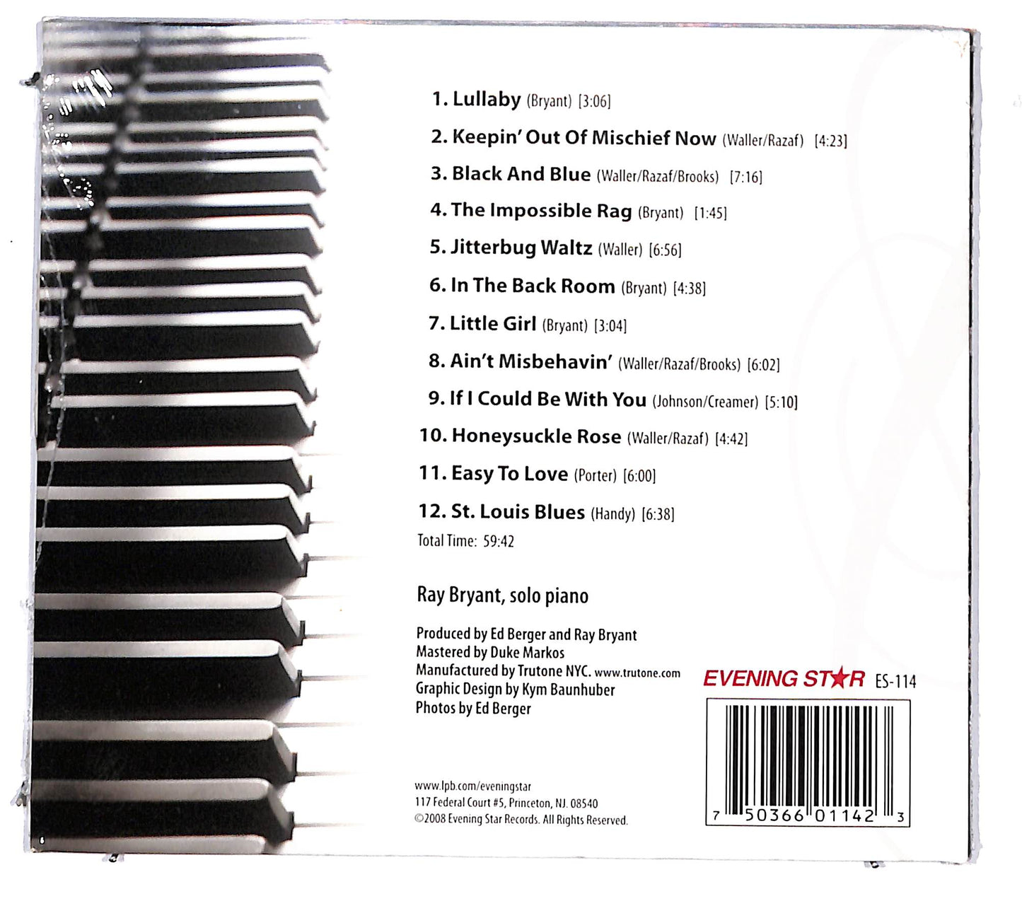 EBOND Ray Bryant - In The Back Room CD CD130962