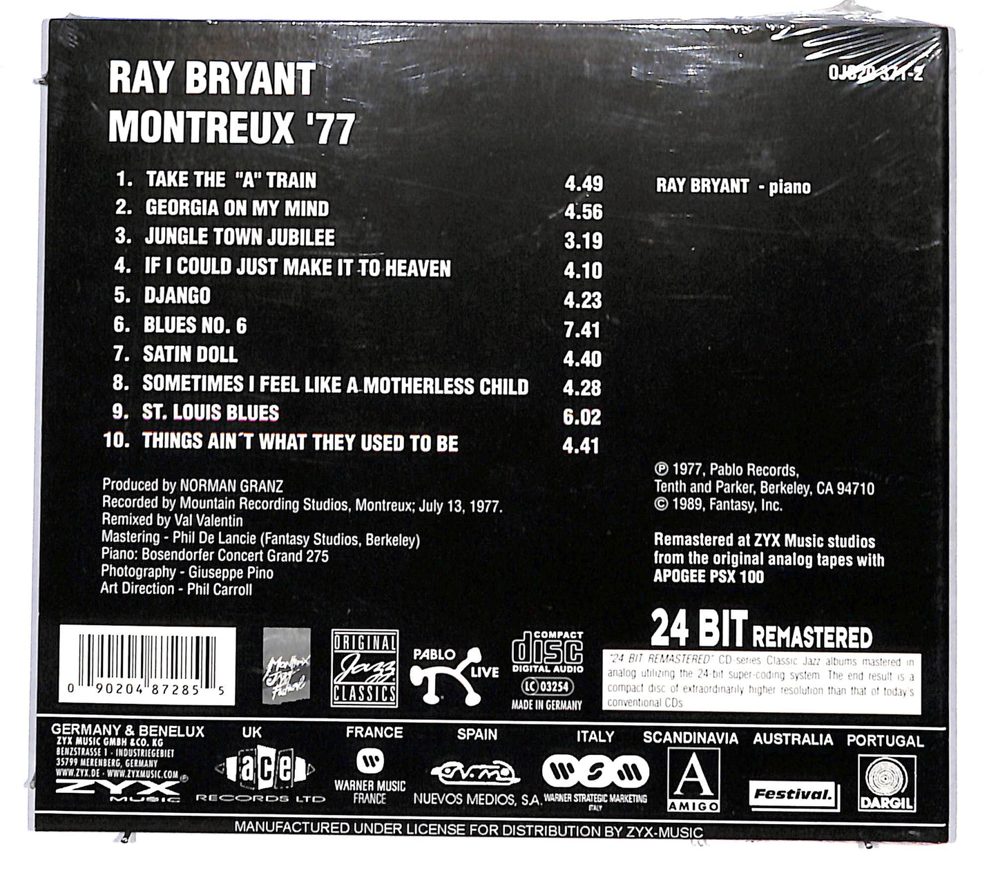 EBOND Ray Bryant - Montreux '77 DIGIPACK CD CD130963