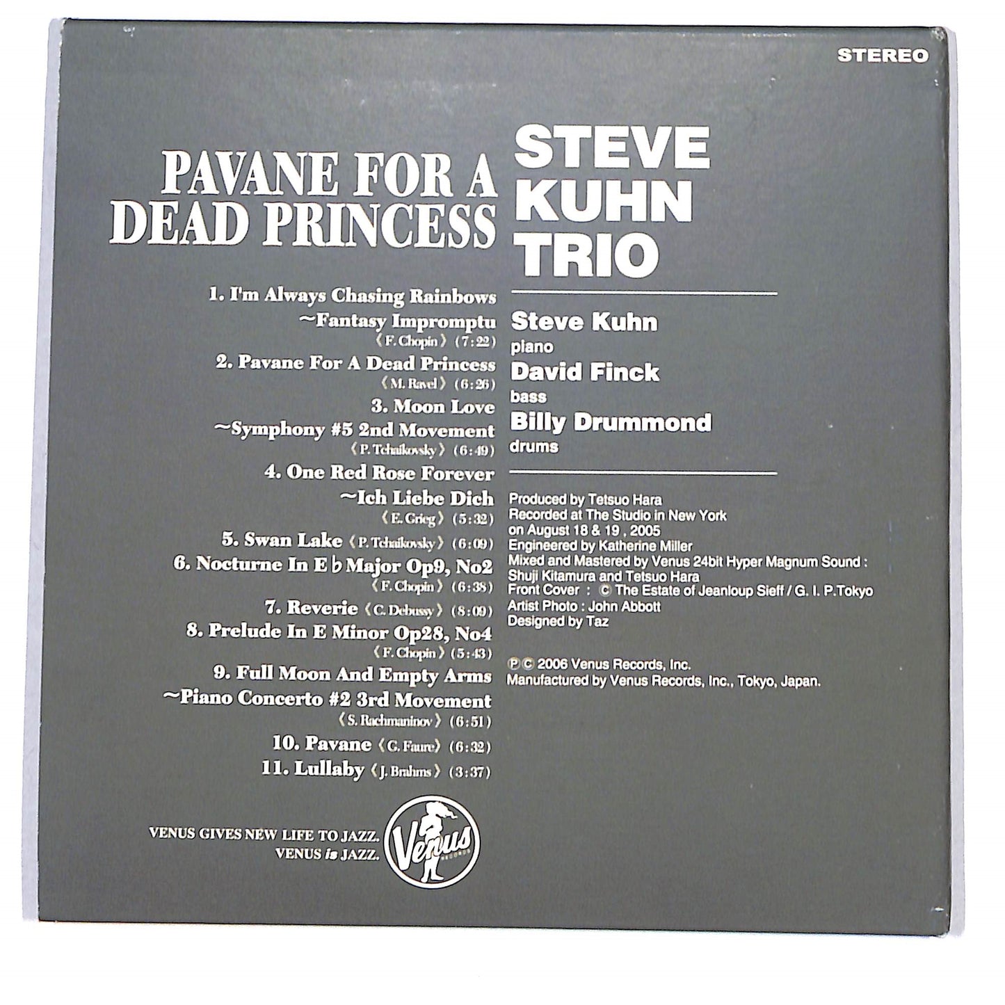 EBOND Steve Kuhn Trio - Pavane For A Dead Princess CD CD131006