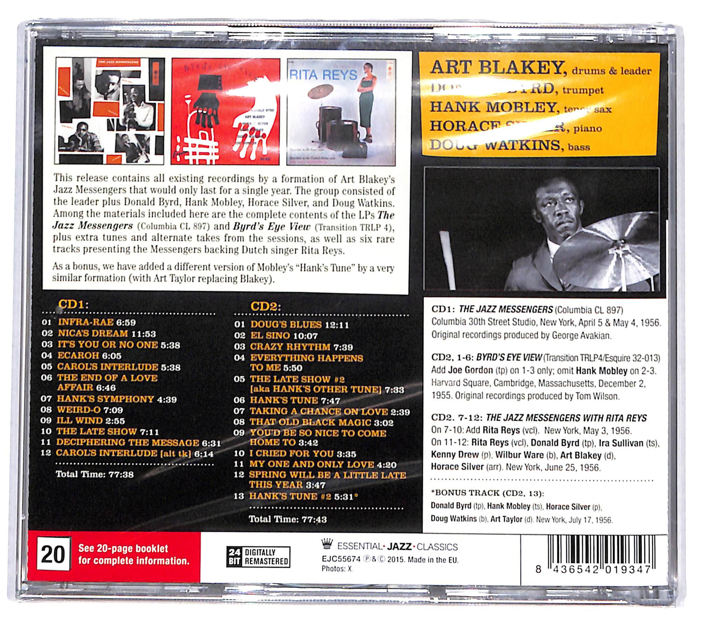 EBOND Art Blakey & The Jazz Messengers –The Complete Recordings CD CD131014