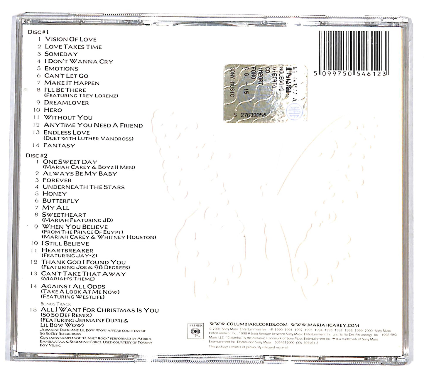 EBOND Mariah Carey - Greatest Hits CD CD131111