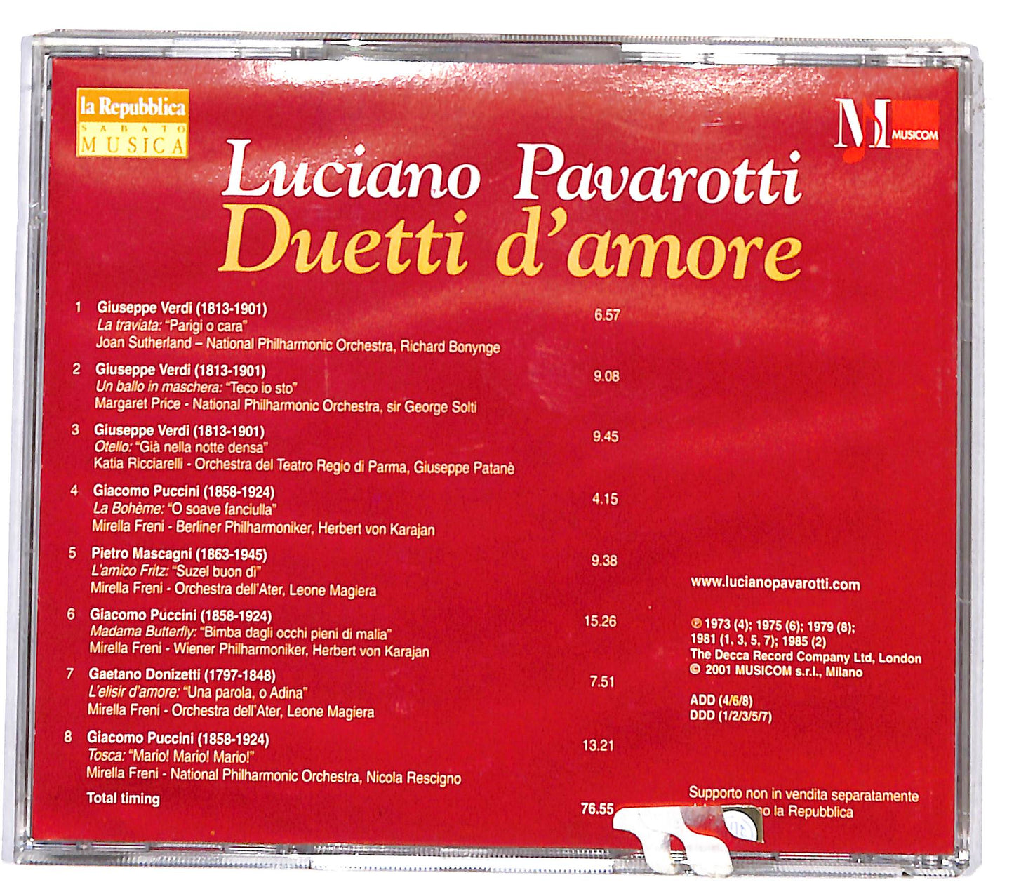 EBOND Luciano Pavarotti - Duetti D'Amore CD CD131228