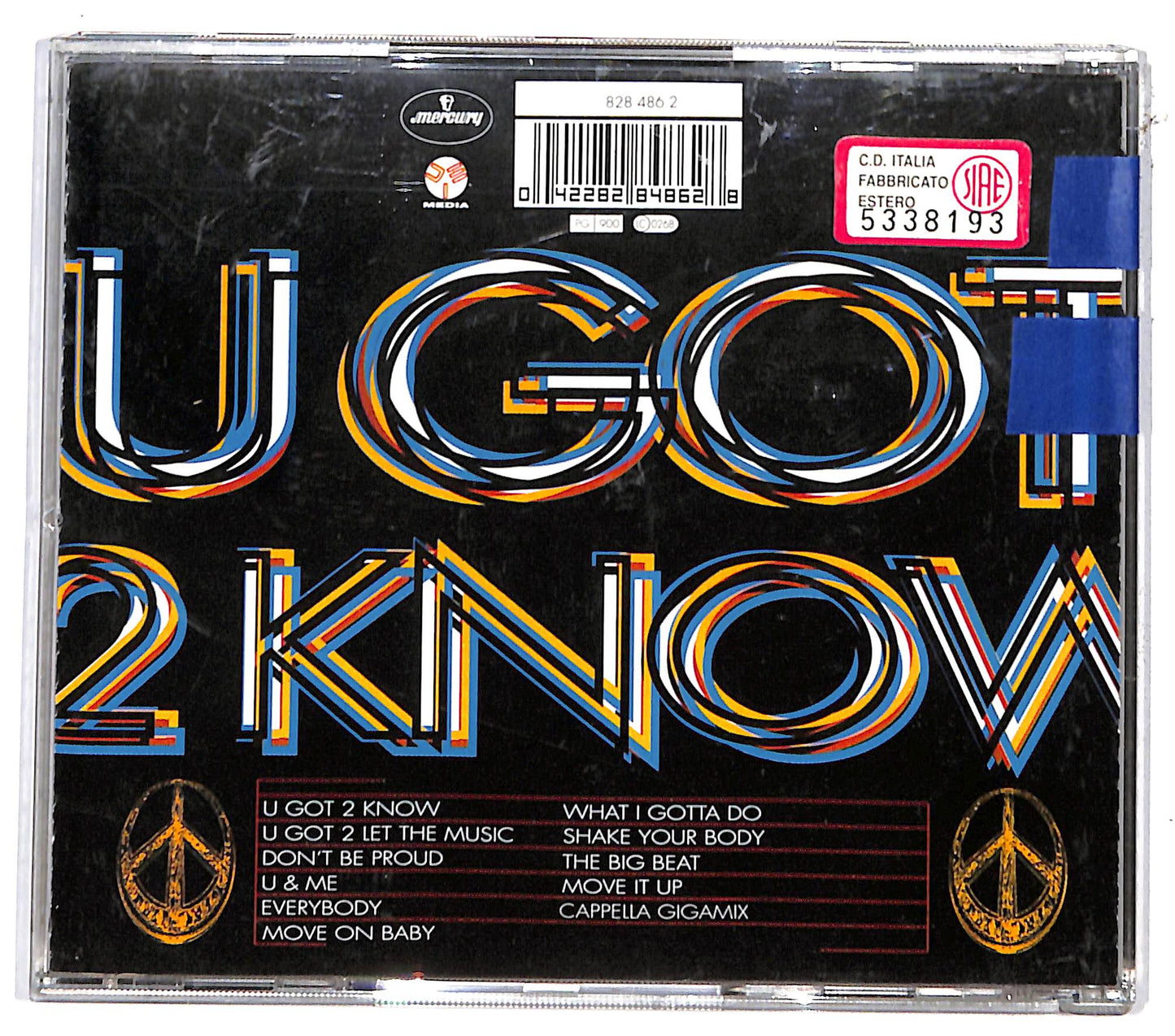 EBOND Cappella - U Got 2 Know CD CD131311