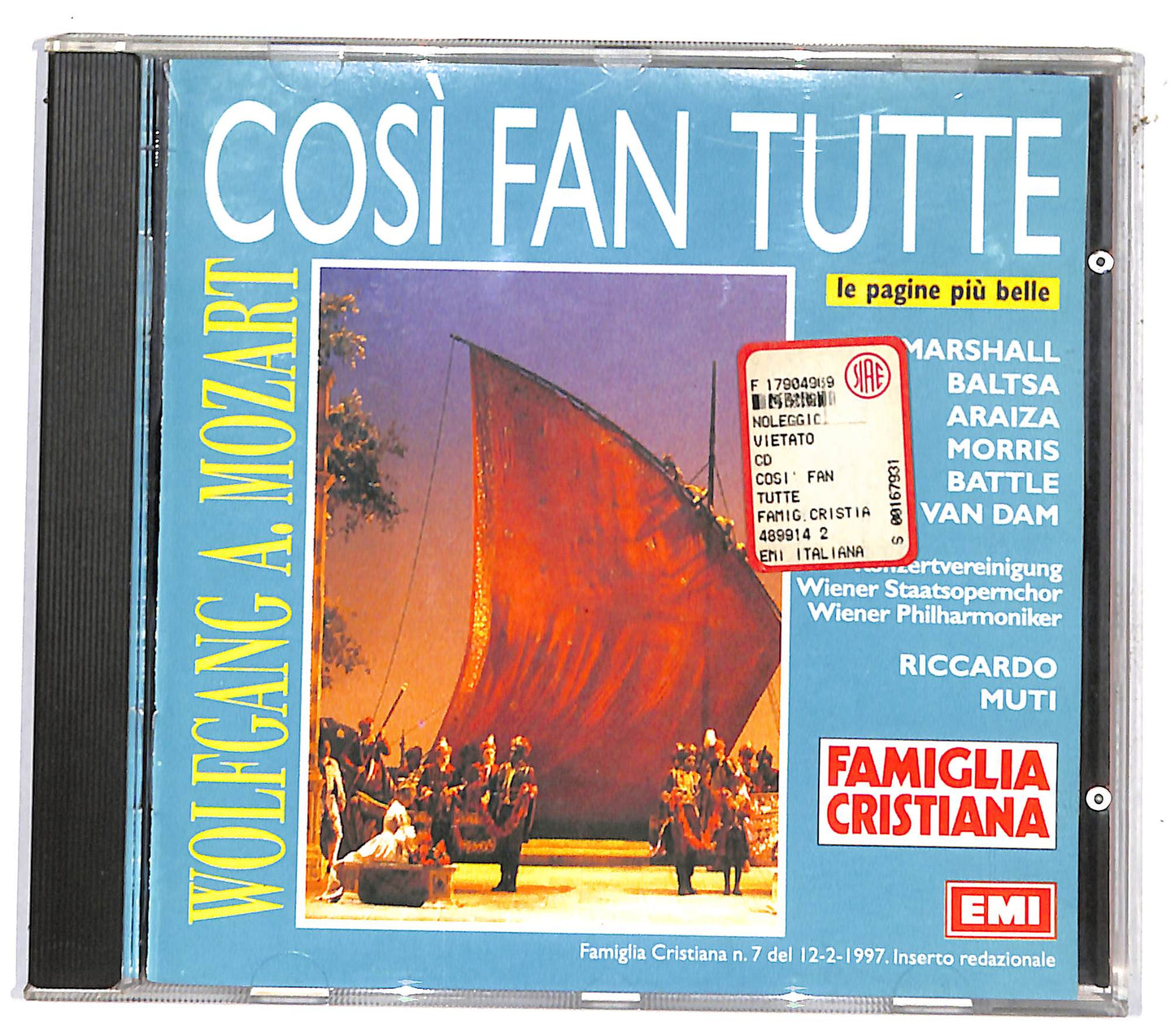 EBOND Mozart -Cosi Fan Tutte (Le Pagine Piu Belle) EDITORIALE CD CD131315