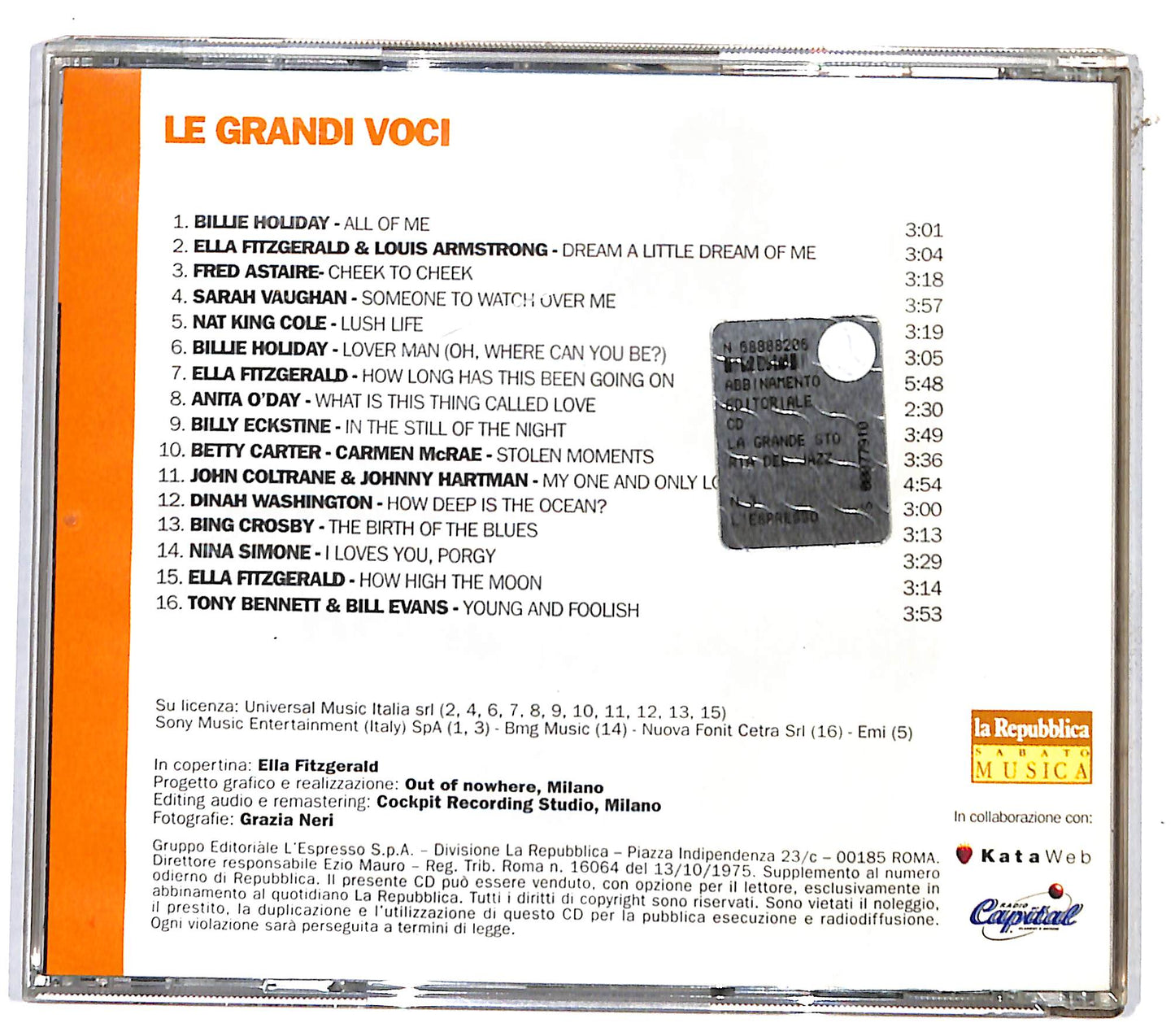 EBOND Various - Le Grandi Voci EDITORIALE CD CD131319