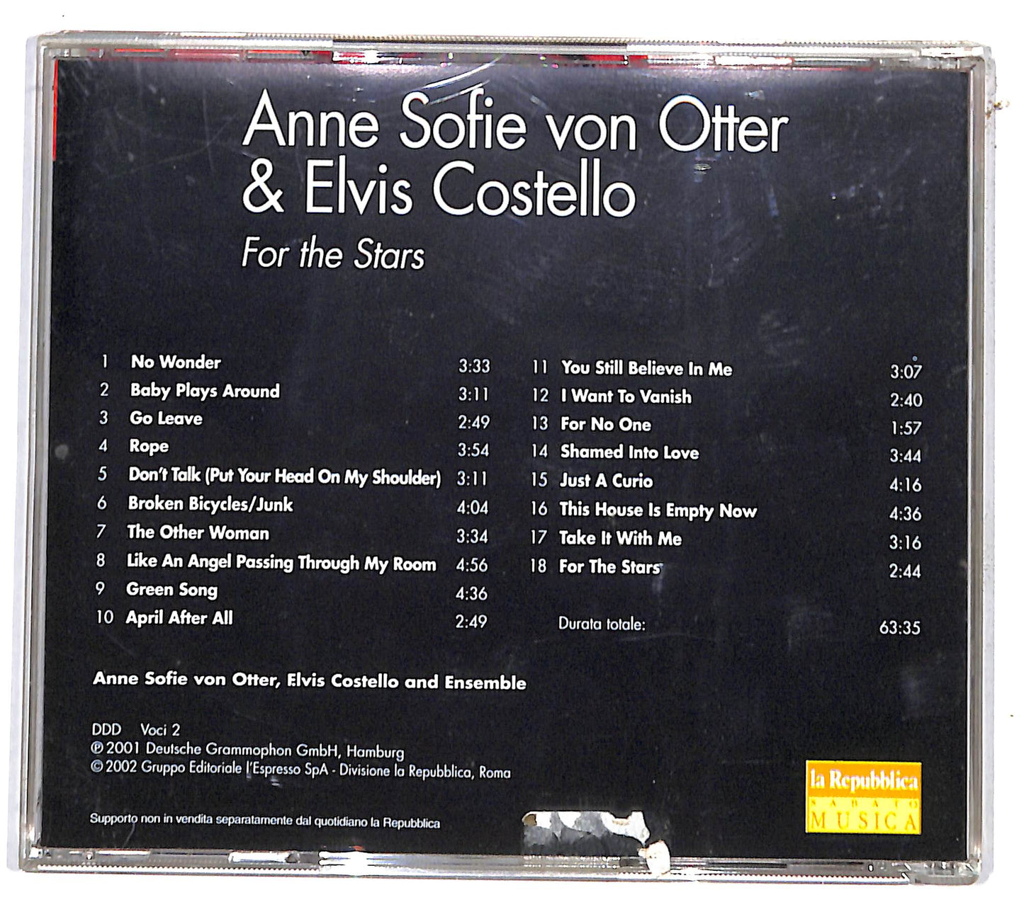EBOND Anne Sofie Von Otter Meets Elvis Costello - For The Stars CD CD131324