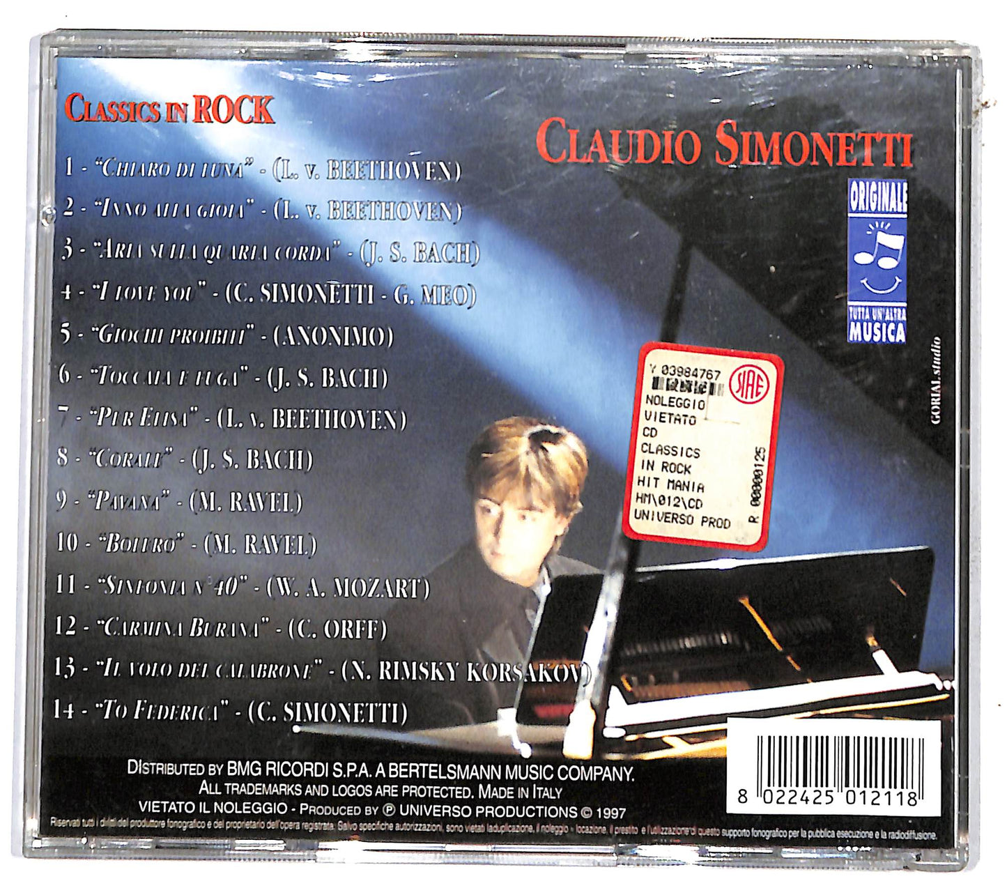 EBOND Claudio Simonetti - Classics In Rock CD CD131340