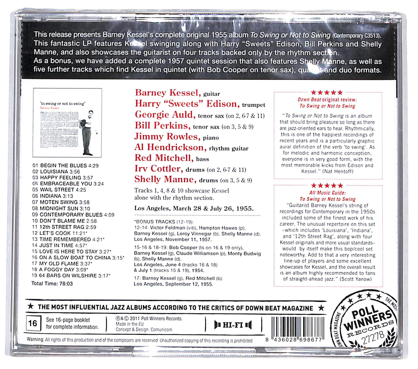 EBOND Barney Kessel - To Swing Or Not To Swing CD CD131348