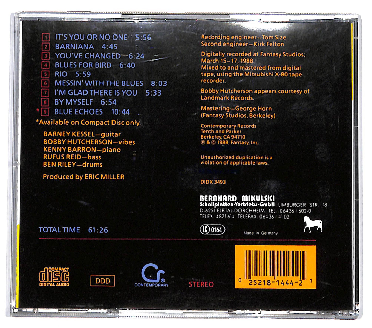 EBOND Barney Kessel - Red Hot And Blues CD CD131356