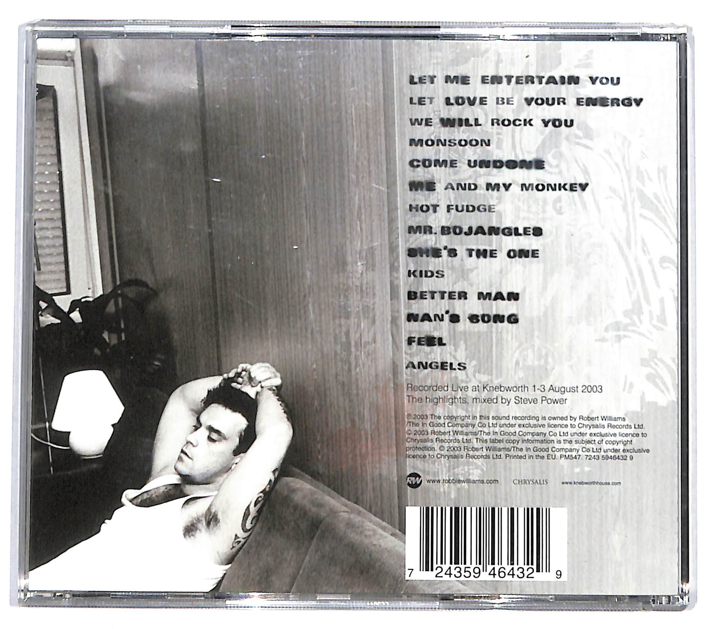 EBOND Robbie Williams - Live Summer 2003 CD CD131401