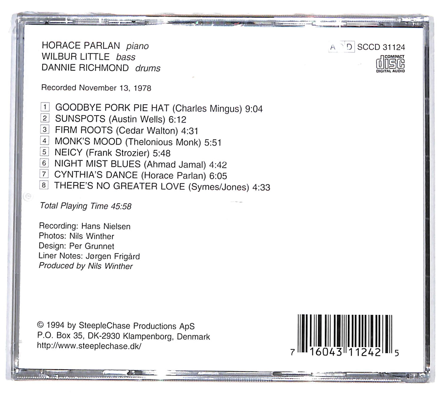 EBOND Horace Parlan - Blue Parlan CD CD131416