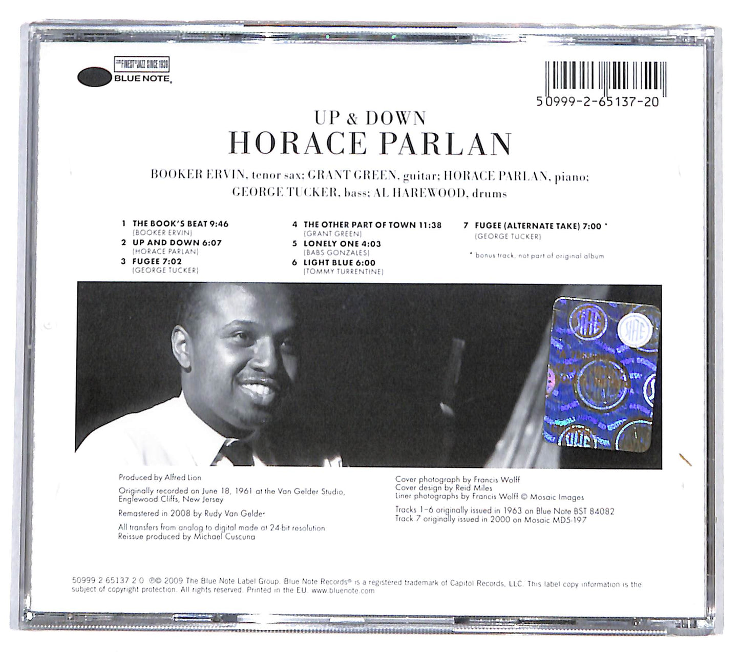 EBOND Horace Parlan - Up & Down CD CD131421