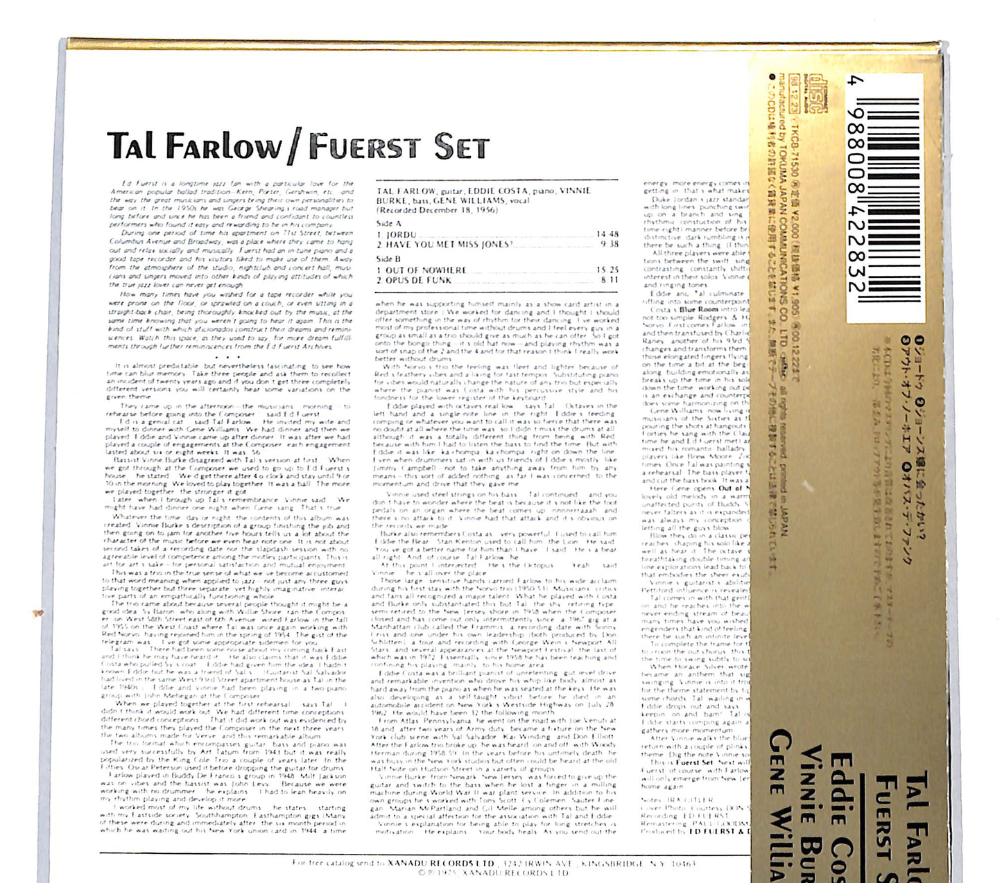 EBOND Tal Farlow - Fuerst Set CD CD131430