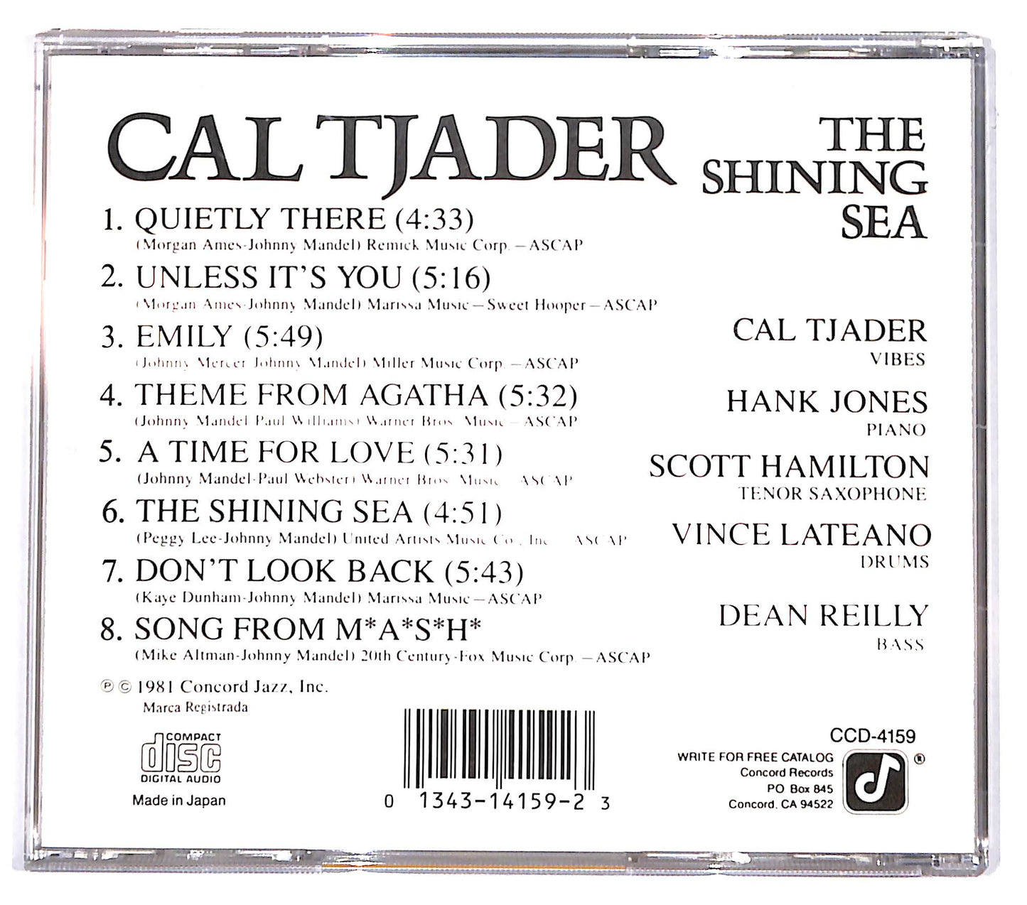 EBOND Cal Tjader - The Shining Sea CD CD131525