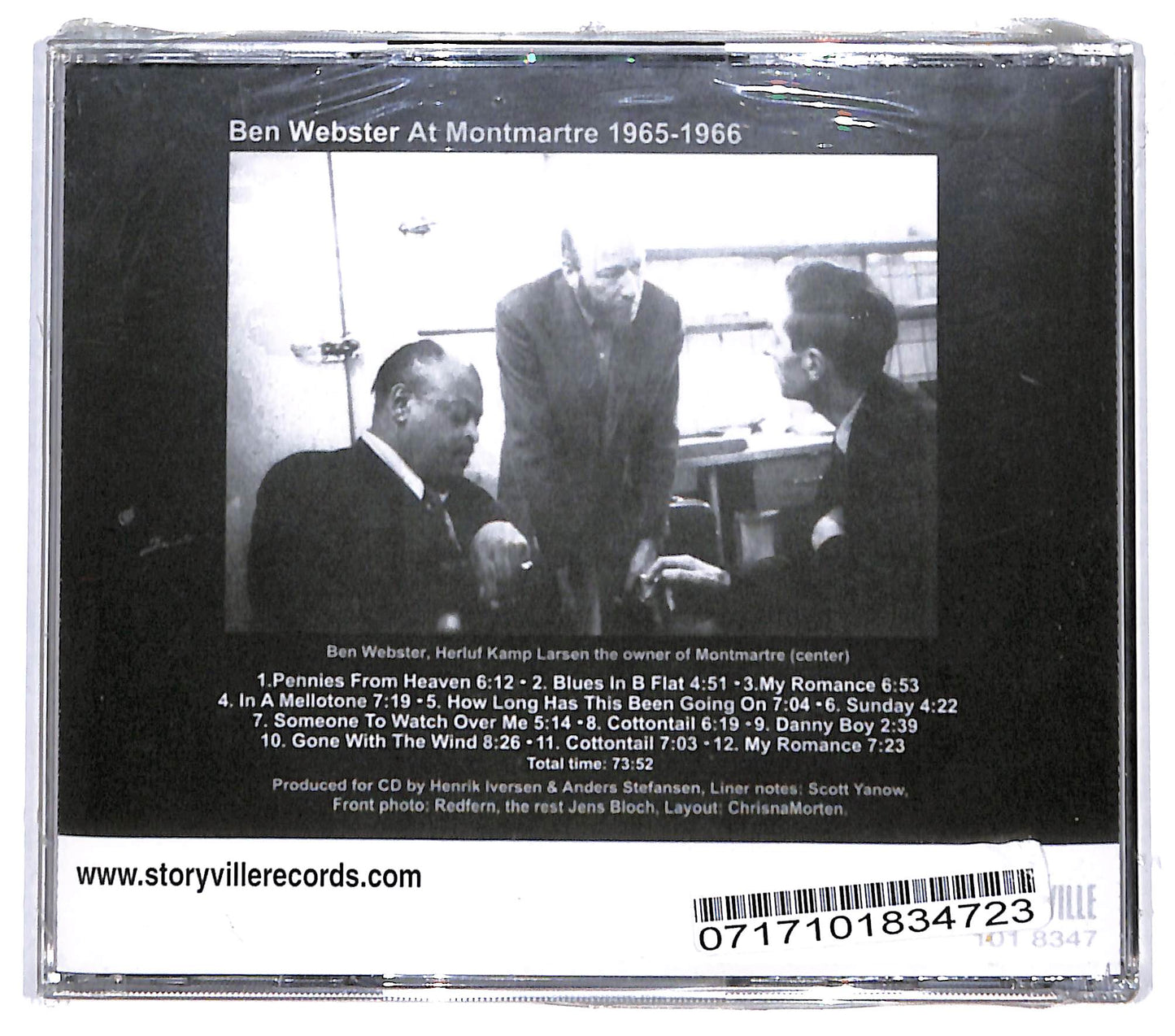 EBOND Ben Webster - At Montmartre 1965-1966 CD CD131529