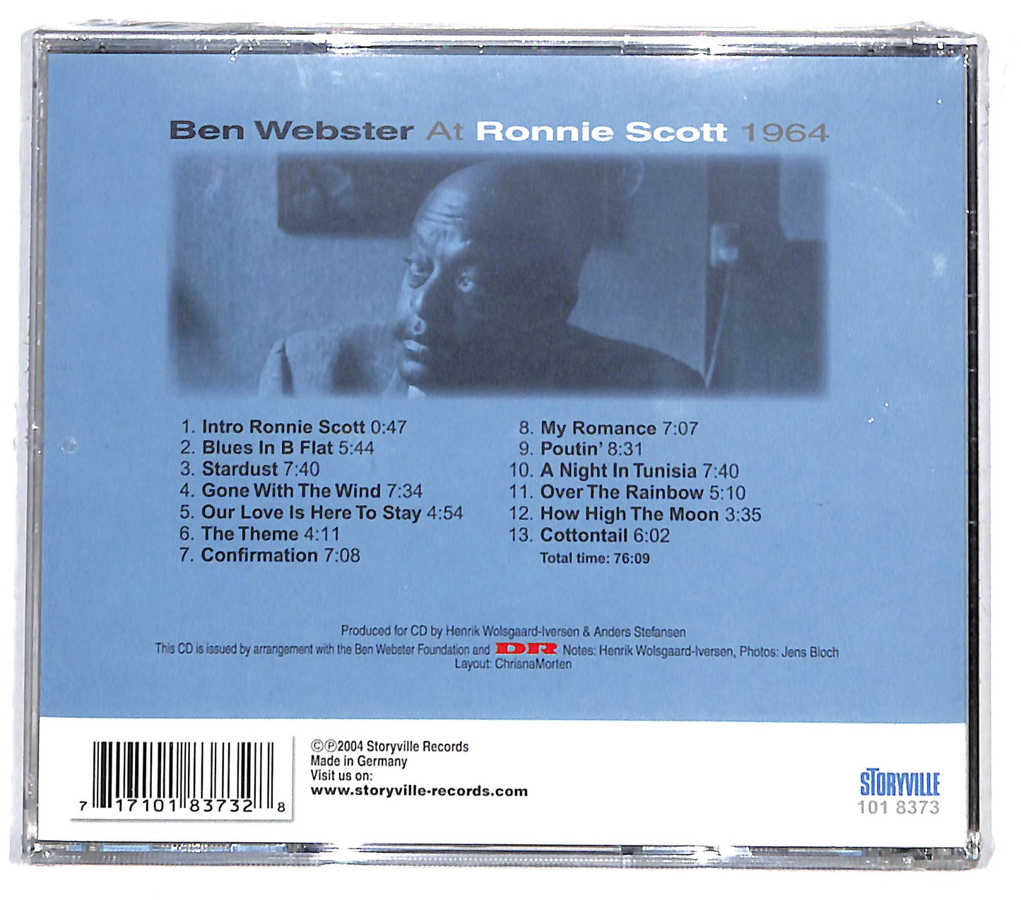 EBOND Ben Webster - At Ronnie Scott 1964 - The Punch CD CD131602