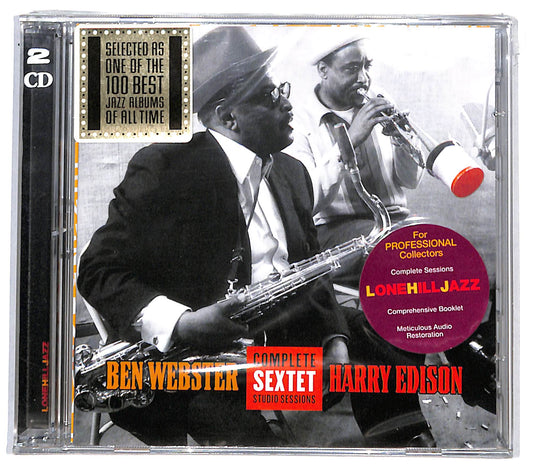 EBOND Ben Webster - Harry Edison - Complete Sextet Studio Sessions CD CD131606