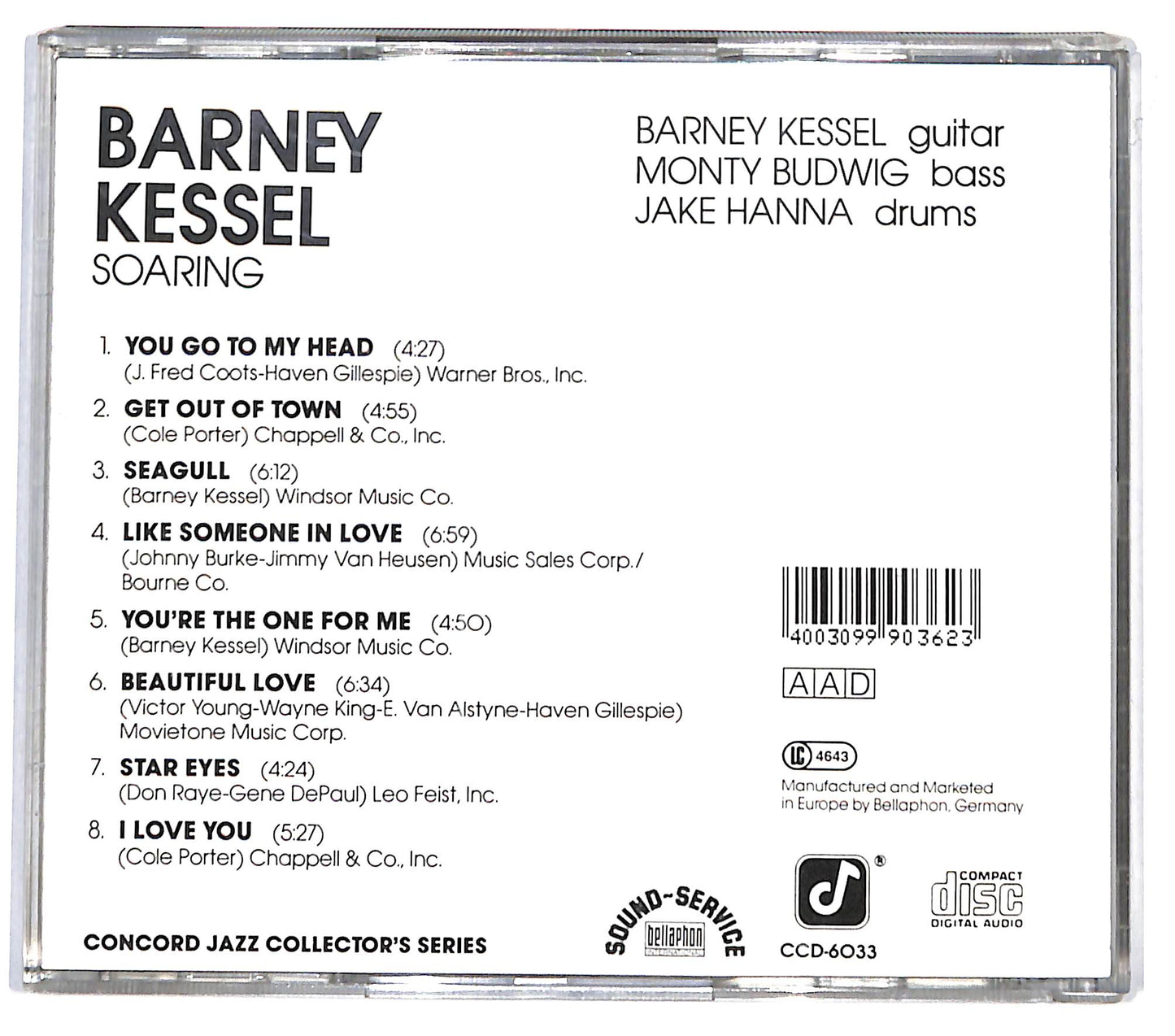 EBOND Barney Kessel - Soaring CD CD131611
