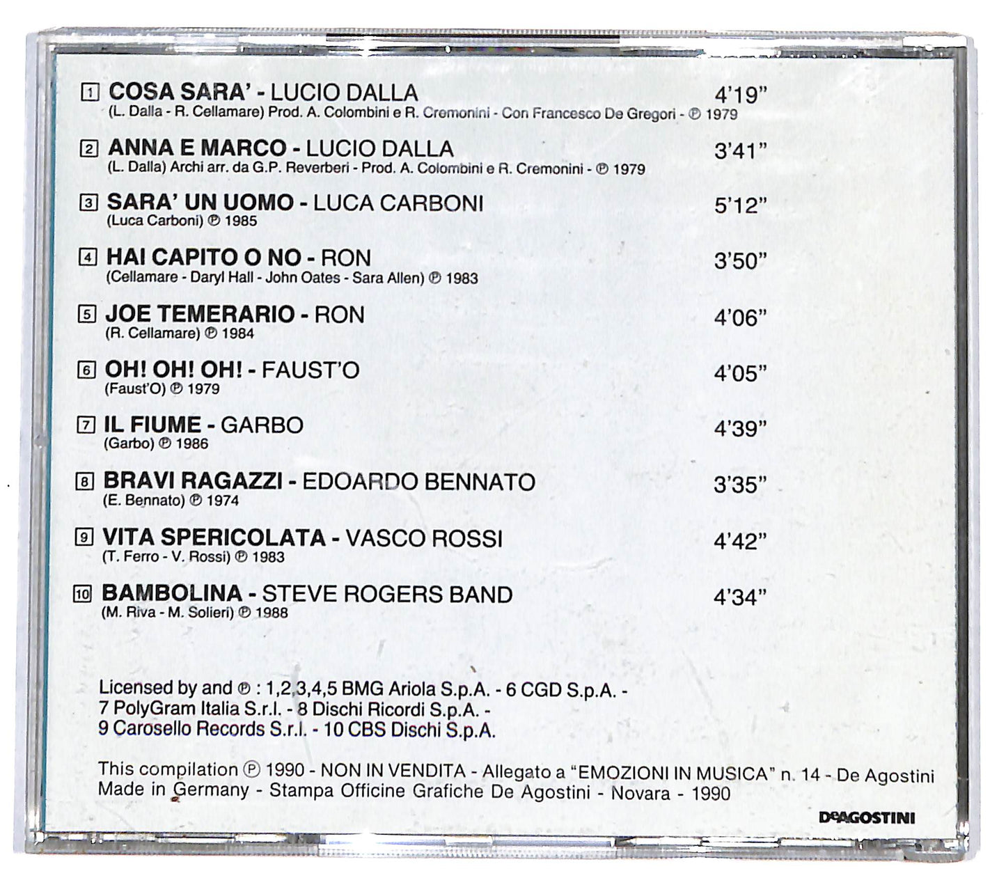 EBOND Various - Ragazzi Italiani CD CD131626